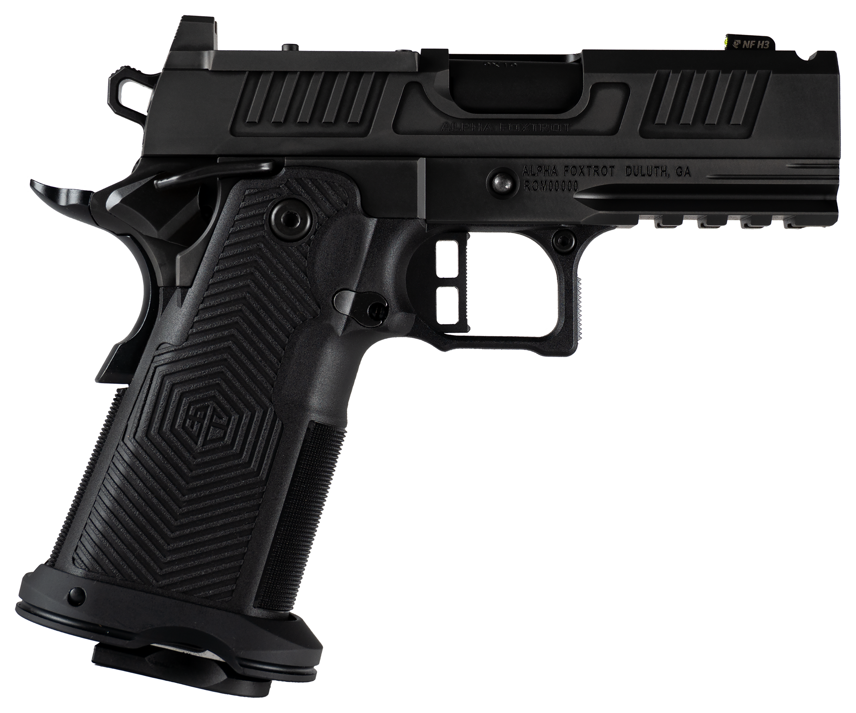 Image of "Alpha Foxtrot AF1911 Romulus Ported MOS Semi-Auto Pistol - 3.5"" - 21"