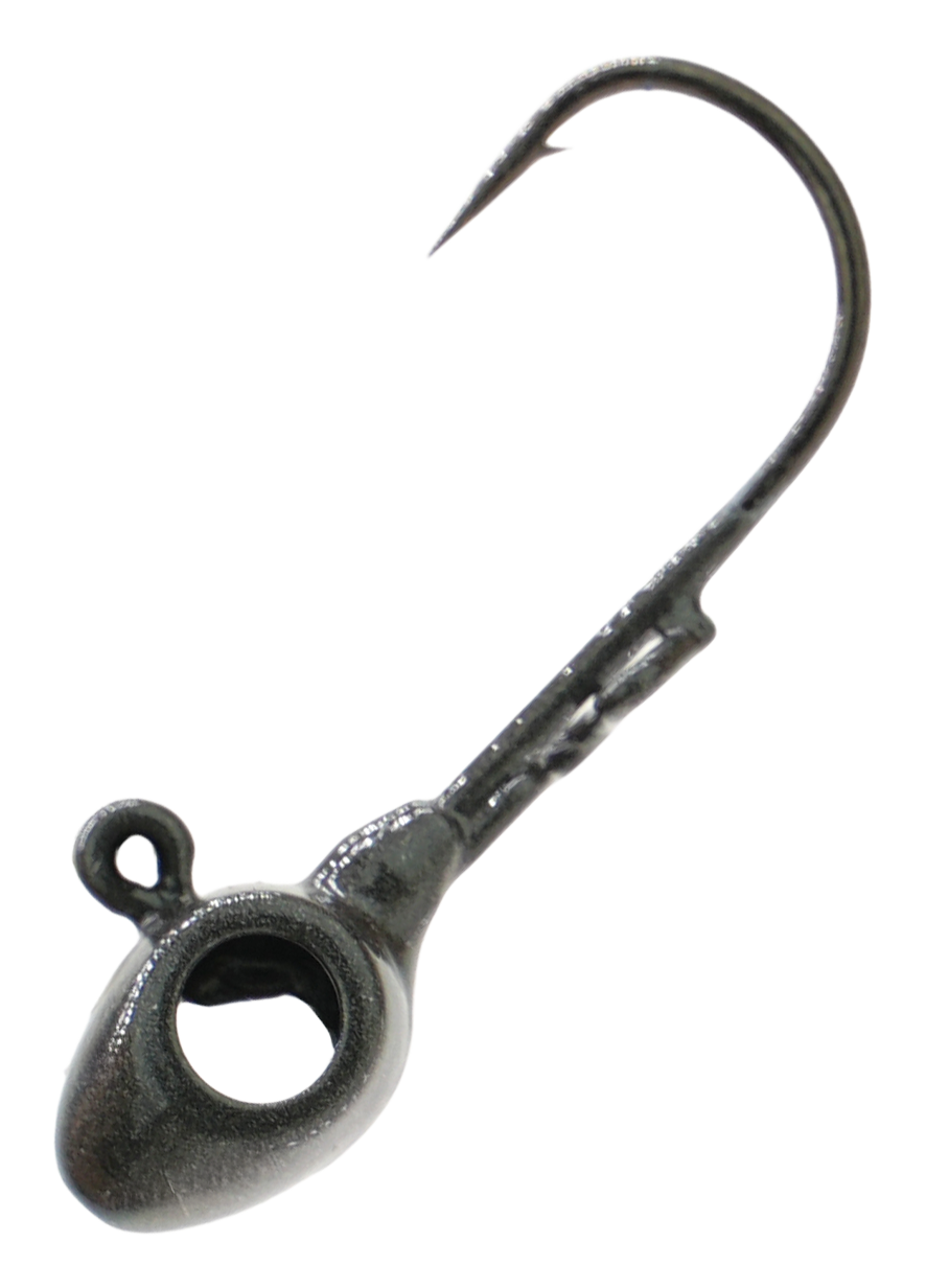 Trout Magnet Tungsten Eye Hole Jighead - Gray