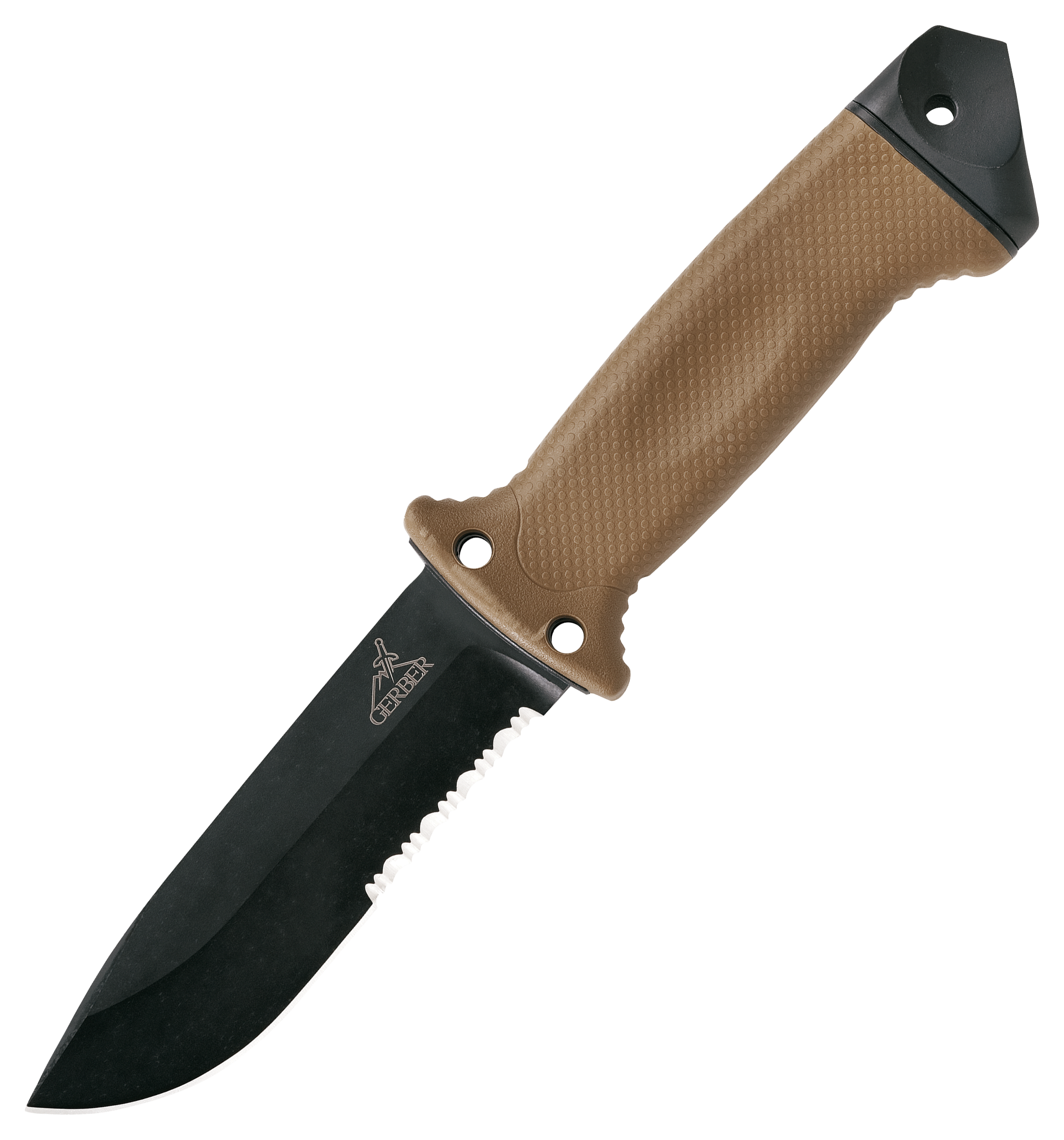 Gerber LMF II Infantry Fixed Blade Knife - Coyote/Black