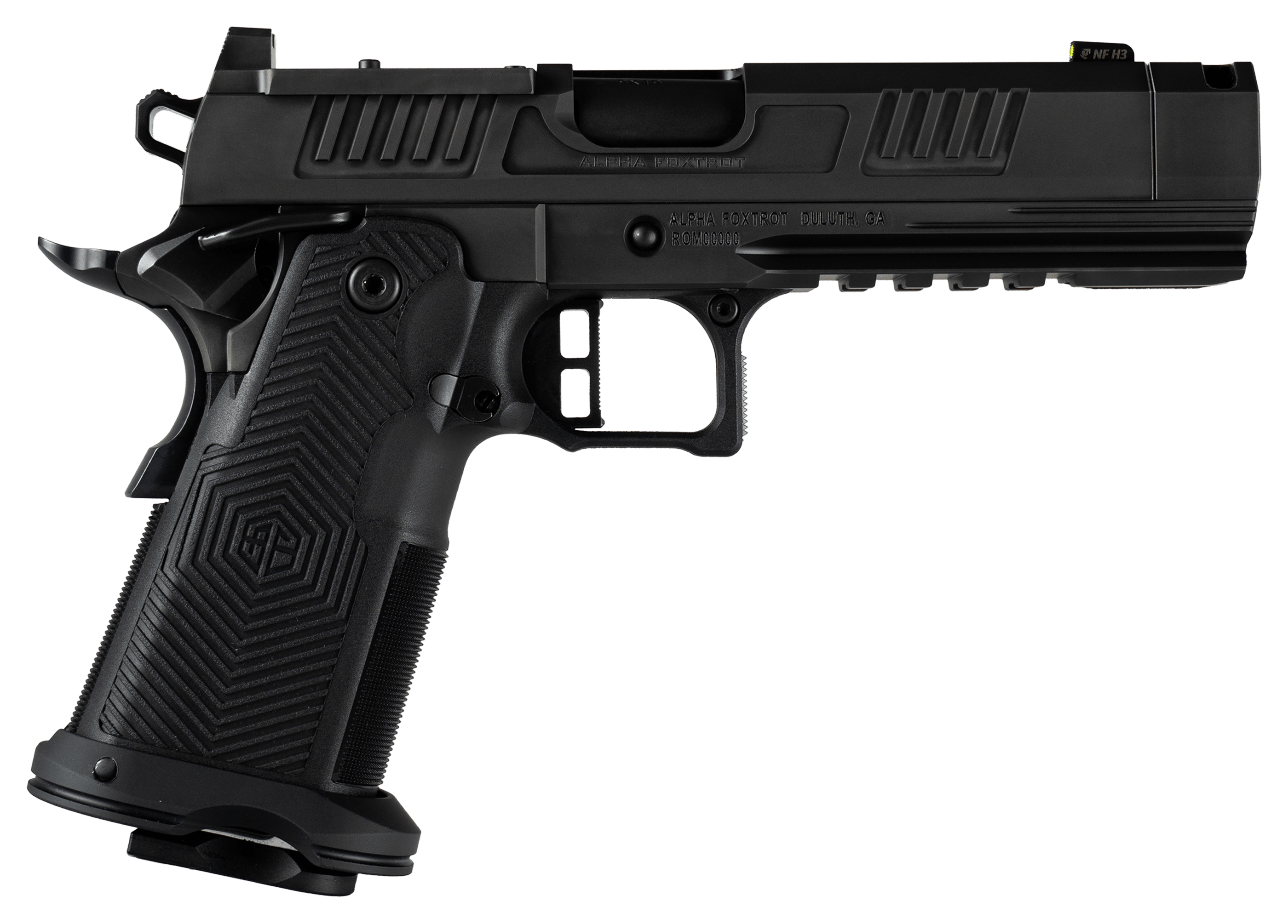 Alpha Foxtrot AF1911 Romulus Compensated MOS SemiAuto Pistol
