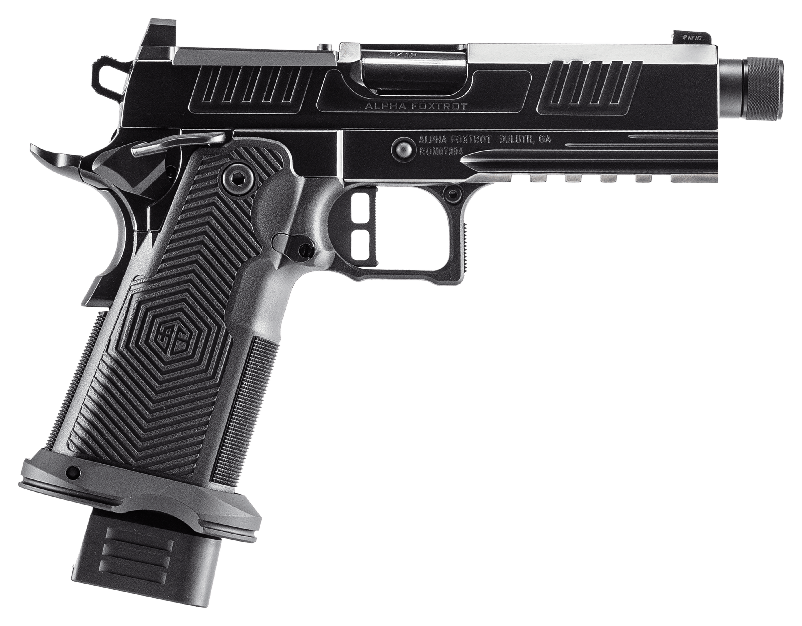 Alpha Foxtrot AF1911 Romulus MOS SemiAuto Pistol with Threaded Barrel  425 Barrel