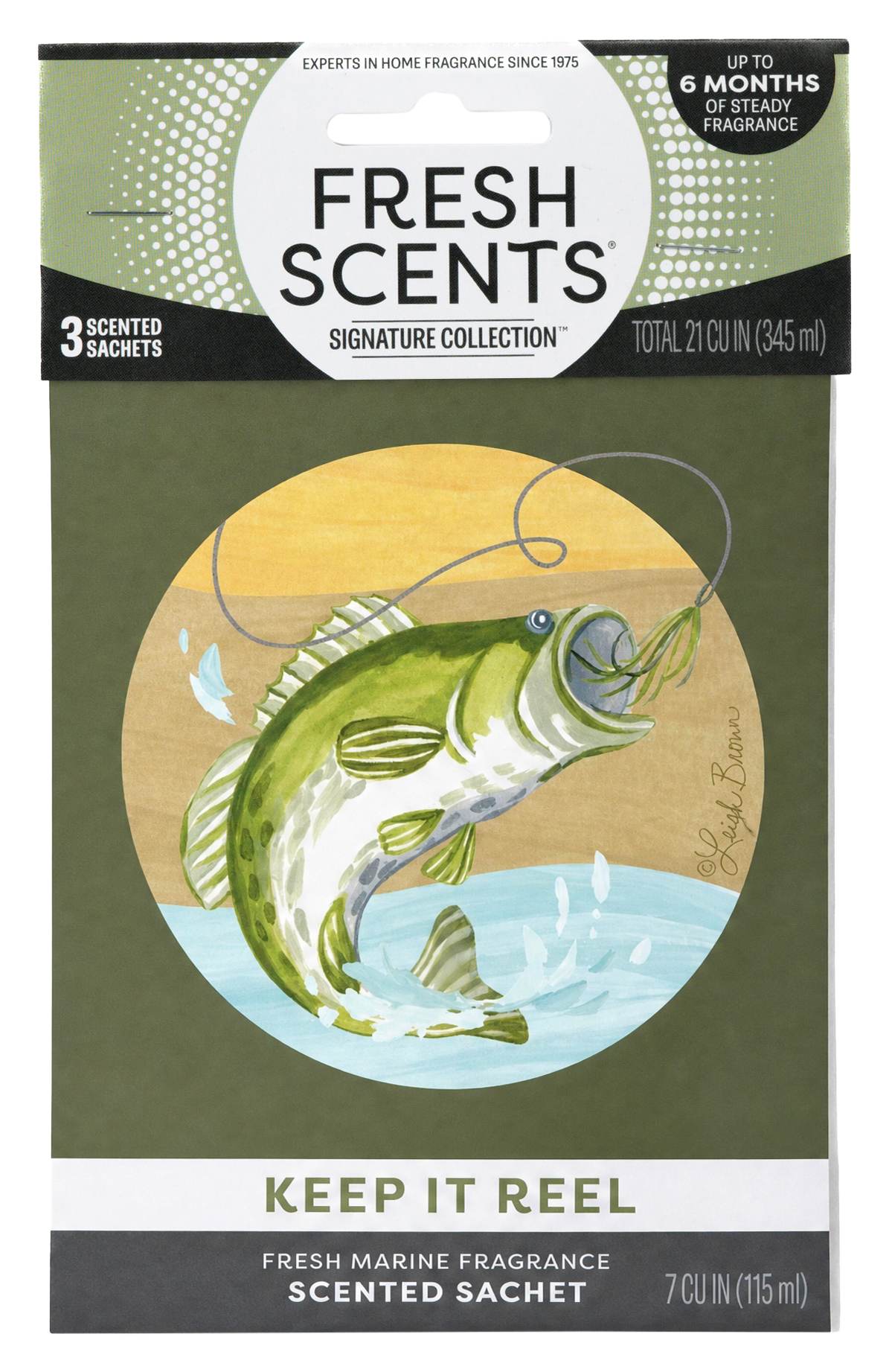 Fresh Scents Fresh Scents Keep it Reel Fragrance Sachet 3-Pack - Keep it Reel - $6.99 at Bass Pro Shops
