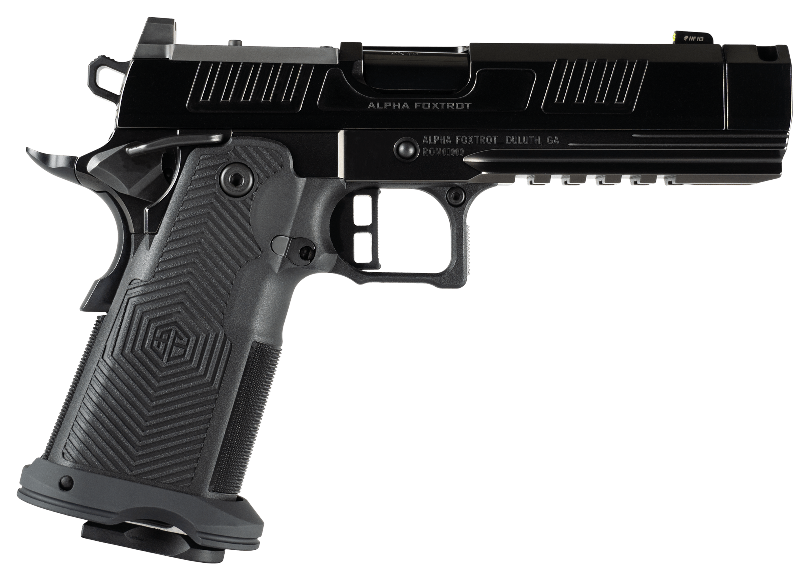 Alpha Foxtrot AF1911 Romulus Compensated MOS SemiAuto Pistol  35 Barrel