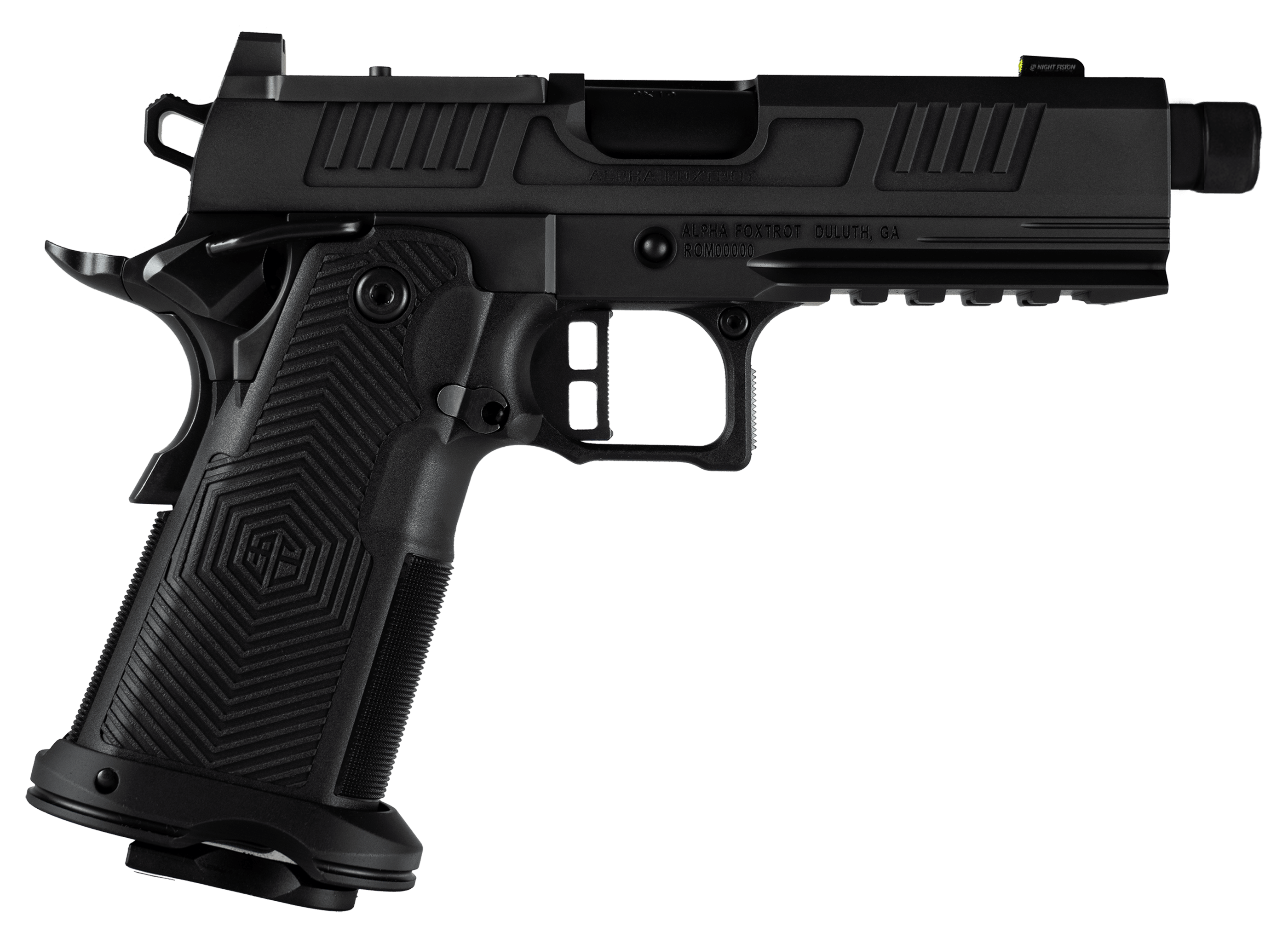 Image of Alpha Foxtrot AF1911 Romulus MOS Semi-Auto Pistol with Threaded Barrel