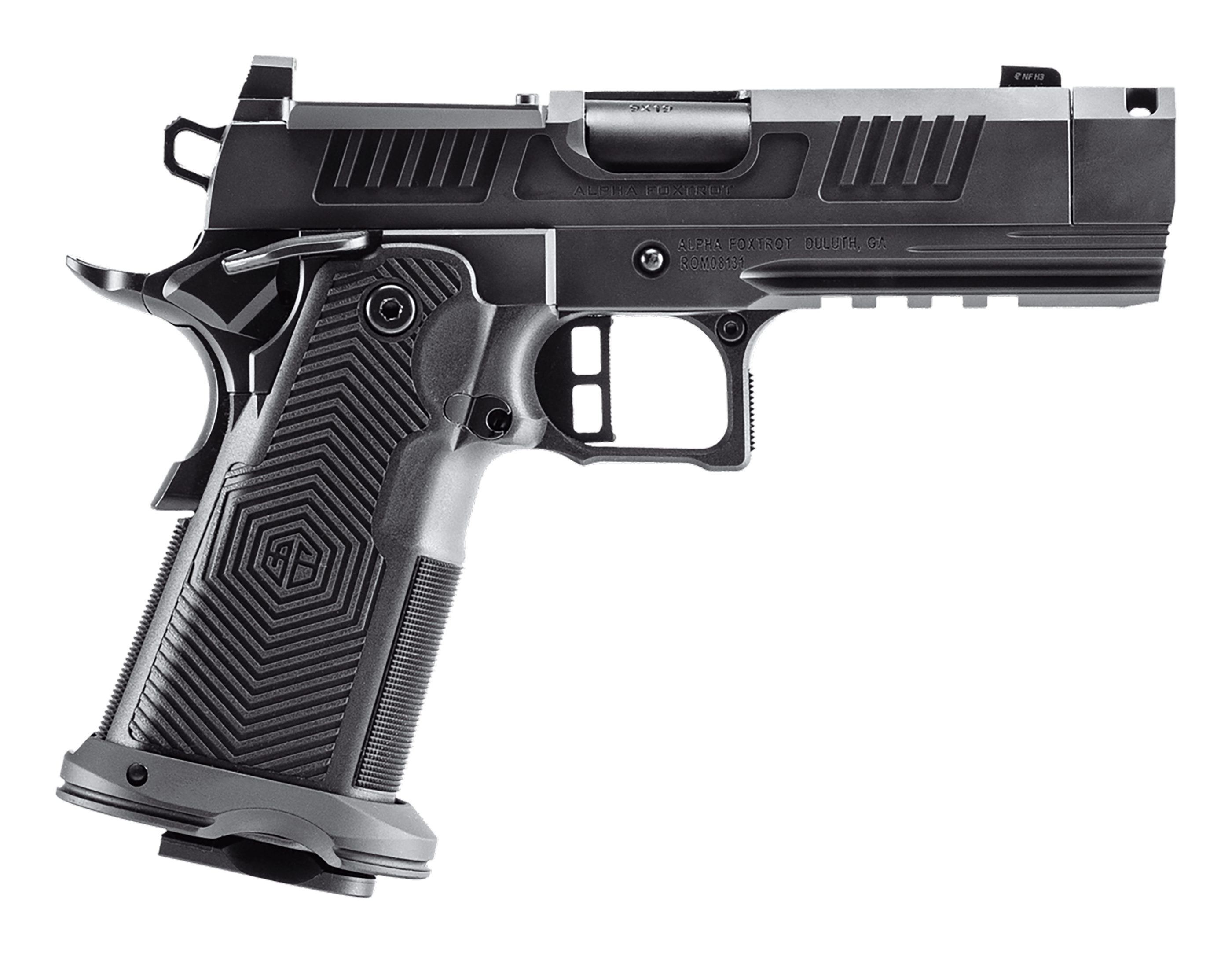 Alpha Foxtrot AF1911 Romulus Compensated MOS SemiAuto Pistol