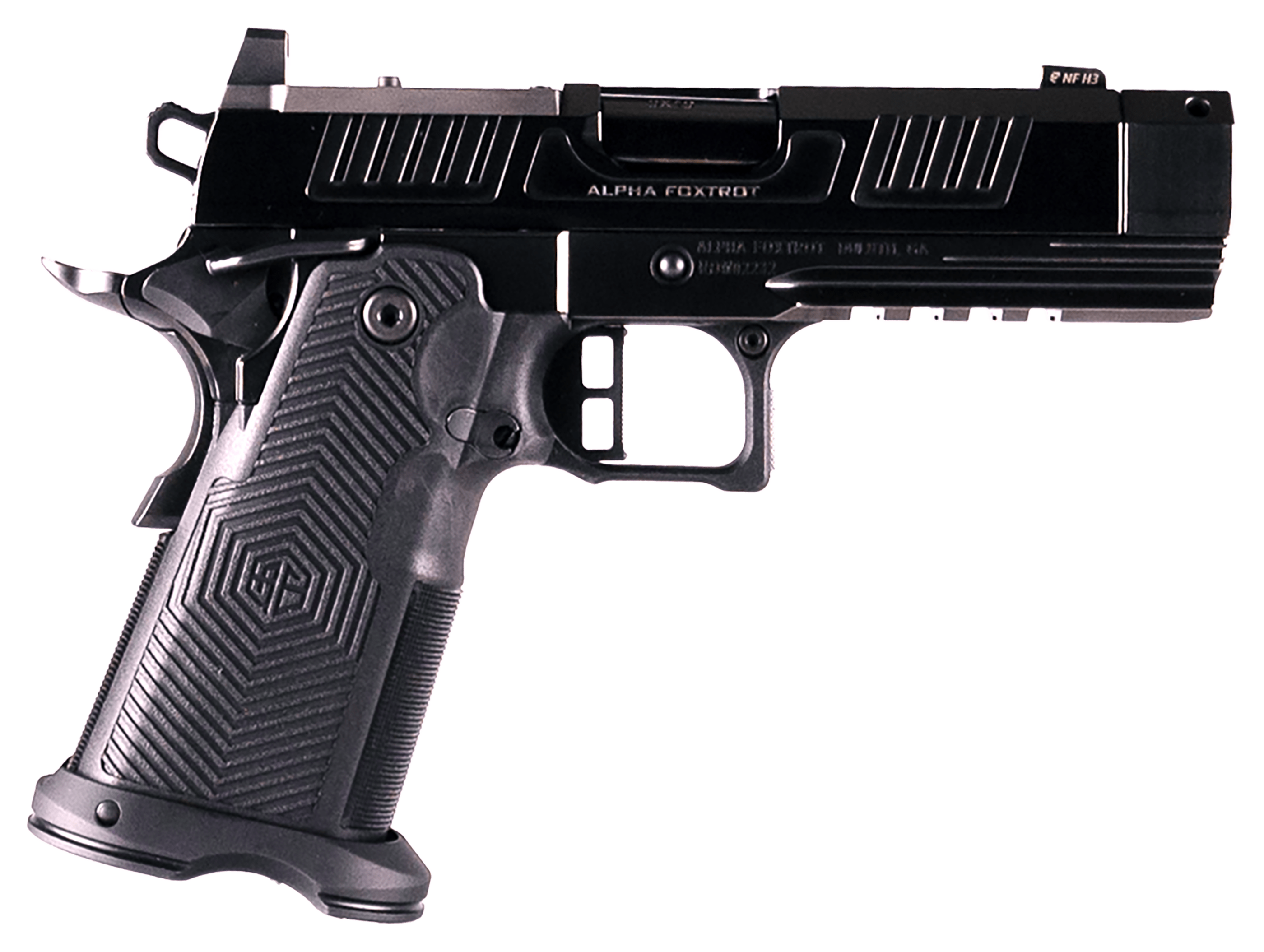 Image of "Alpha Foxtrot AF1911 Romulus Compensated MOS Semi-Auto Pistol - 4.25"" Barrel"