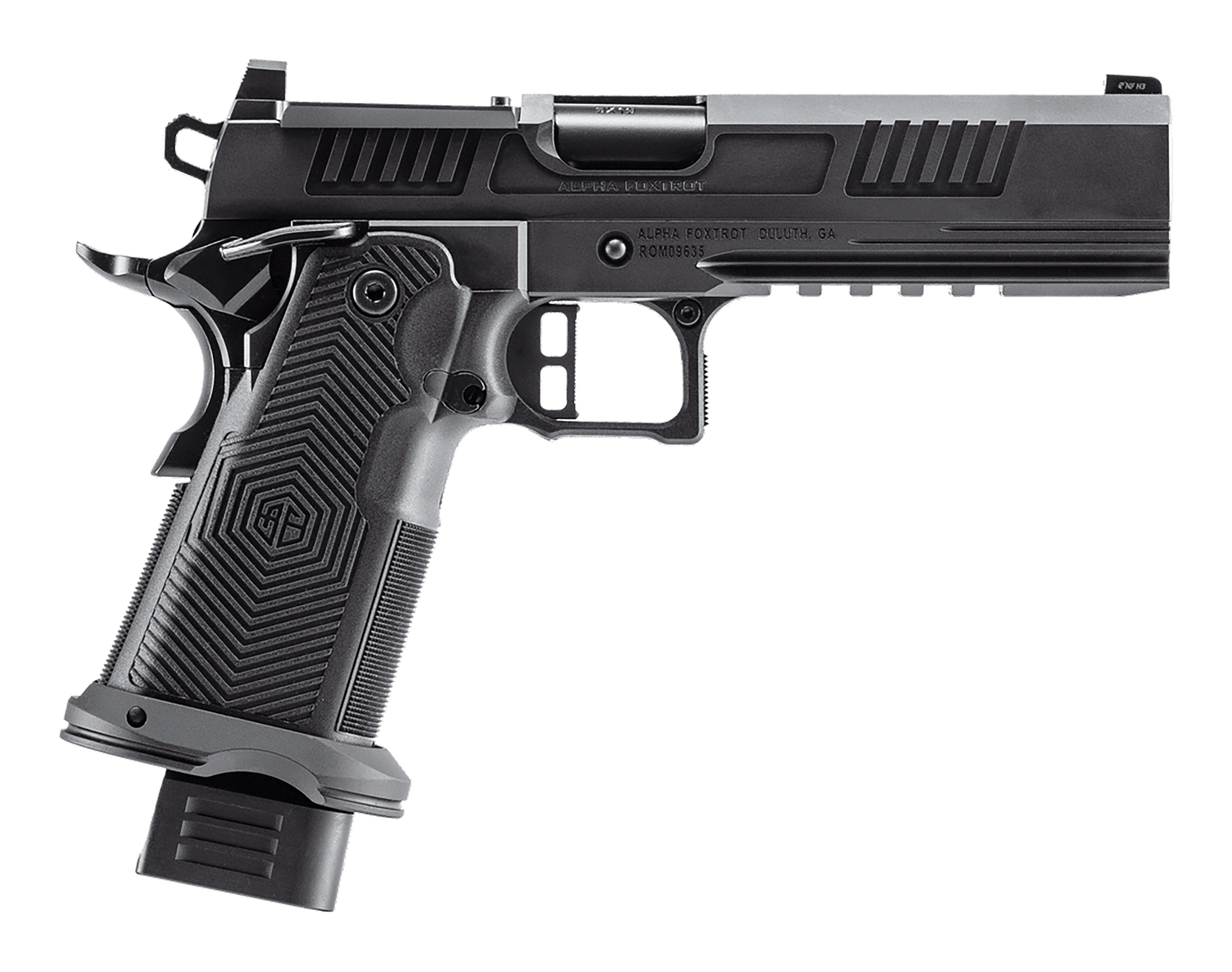 Alpha Foxtrot AF1911 Romulus FullSize SemiAuto Pistol with RMSc Footprint