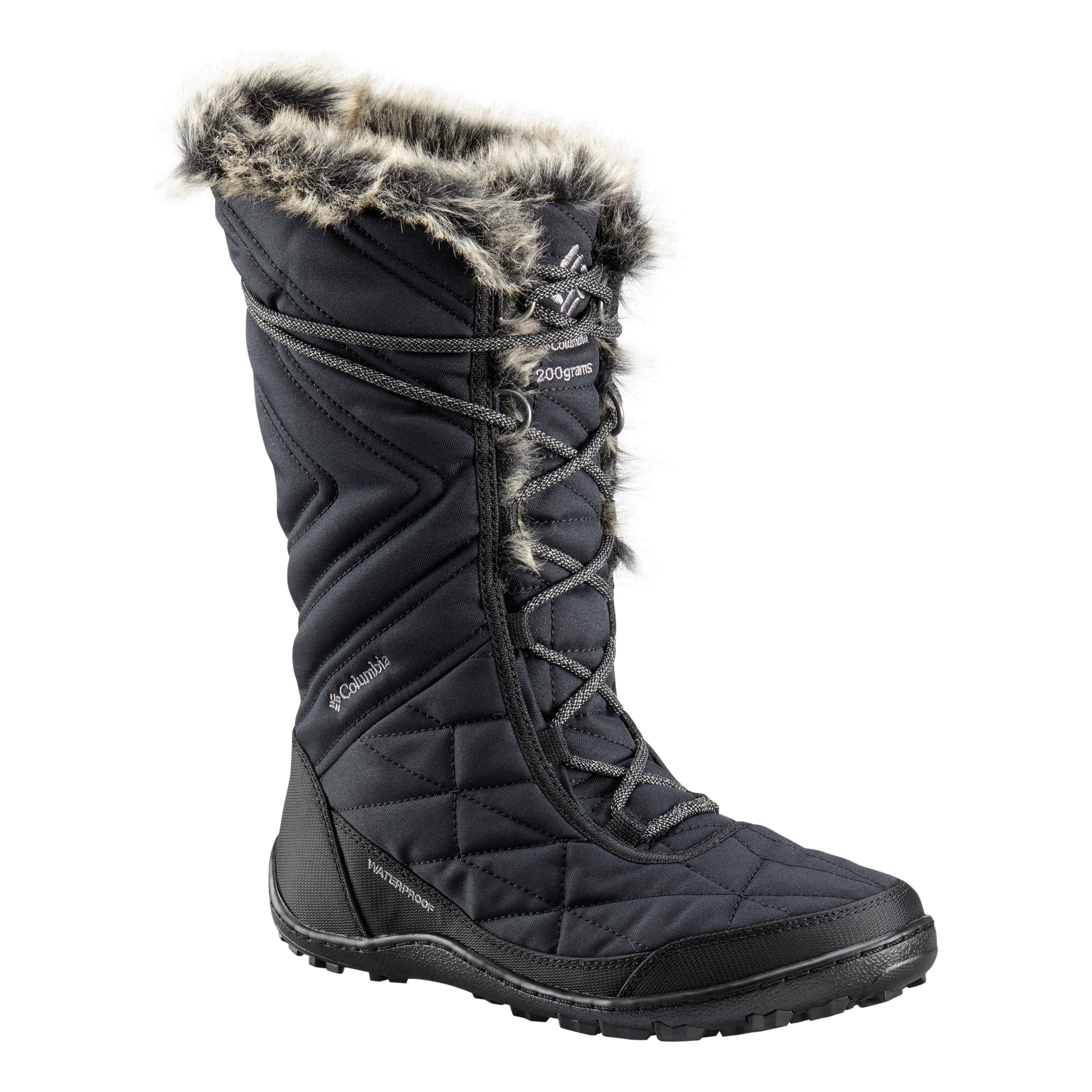 Image of Columbia Minx Mid 3 Pac Boots for Ladies - Black - 7.5M