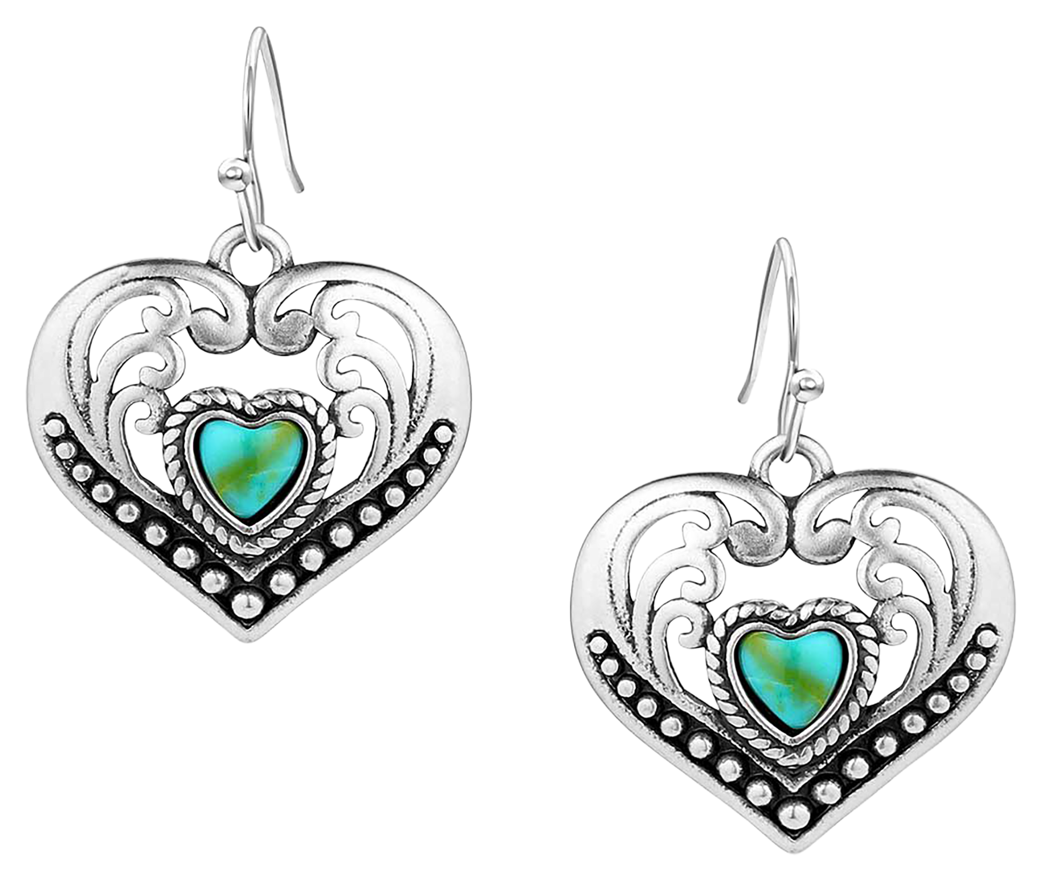 Image of Montana Silversmiths Fierce Hearts Earrings