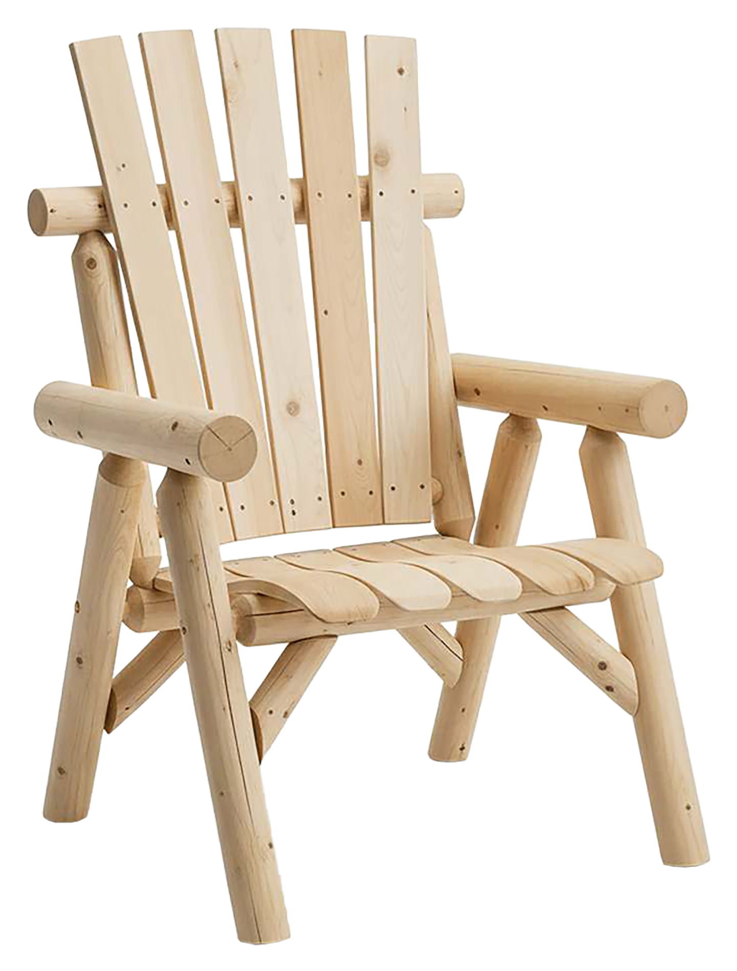 Image of Lakeland Mills American Cedar Log Lounge Chair
