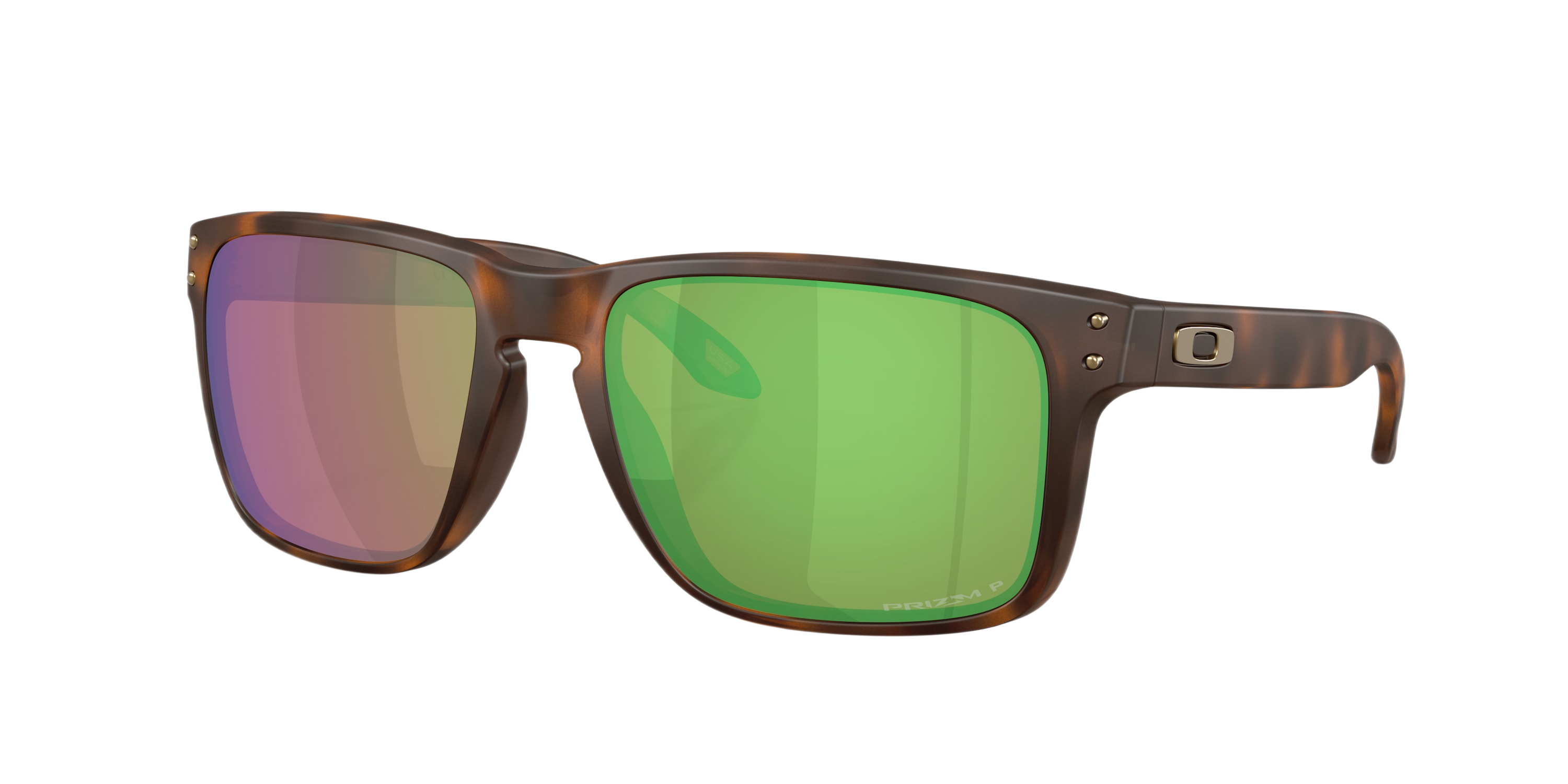 Oakley Holbrook Xl OO9417 Polar Prizm Polarized Sunglasses - Matte Tortoise/Prizm Shallow Water Mirror - X-Large - Oakley