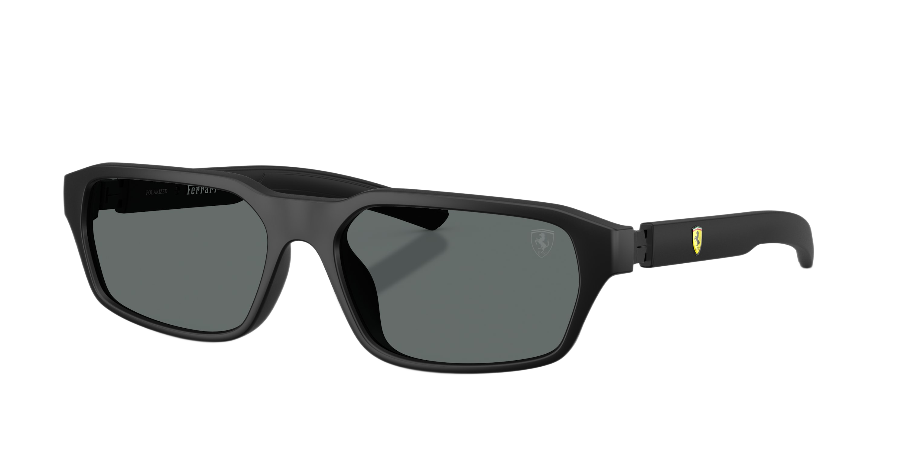 Image of Scuderia Ferrari FZ6032D Polarized Sunglasses - Matte Black/Dark Gray - XX-Large