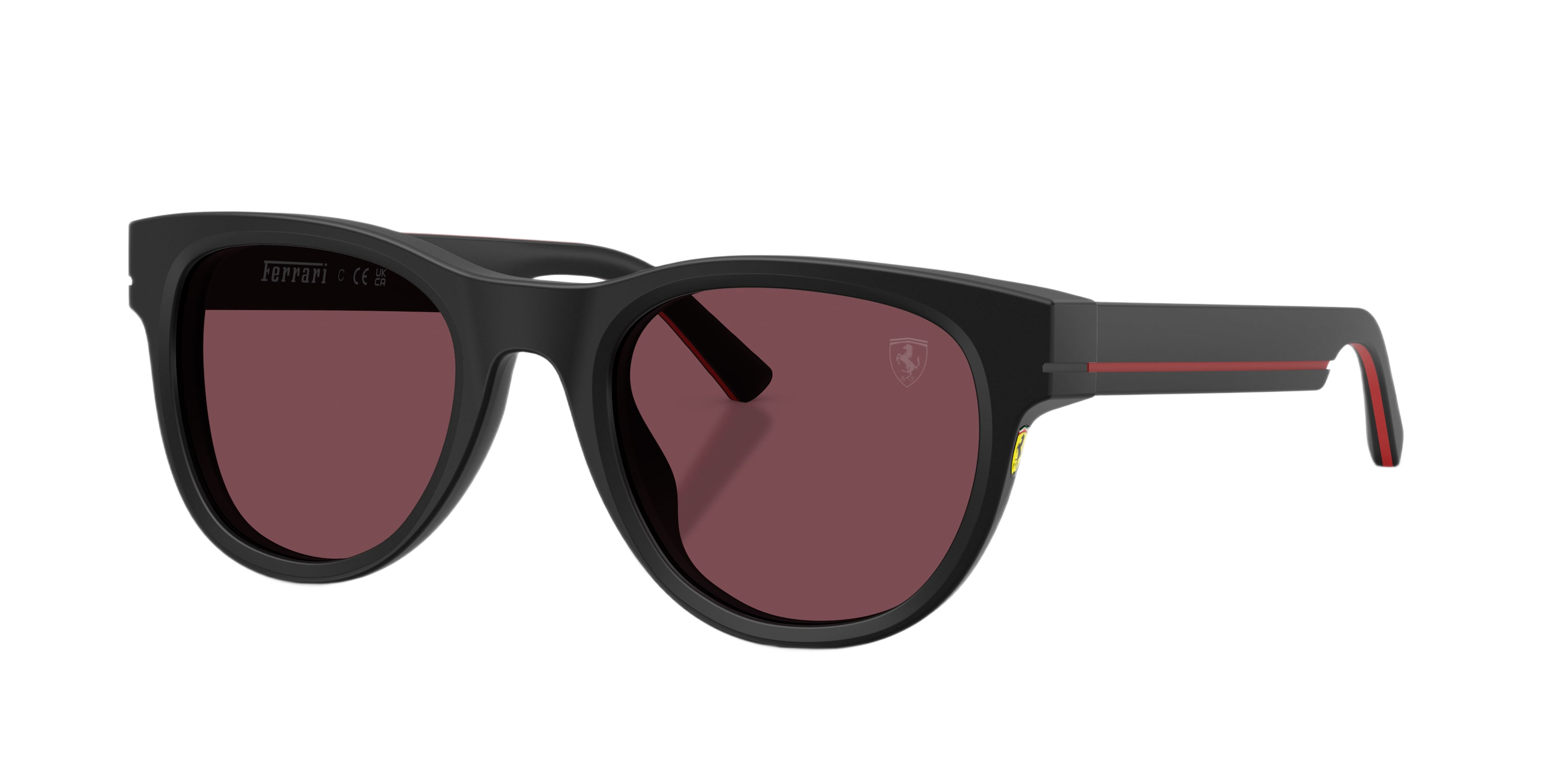 Image of Scuderia Ferrari FZ6034U Sunglasses - Matte Black/Red Contrast Pro
