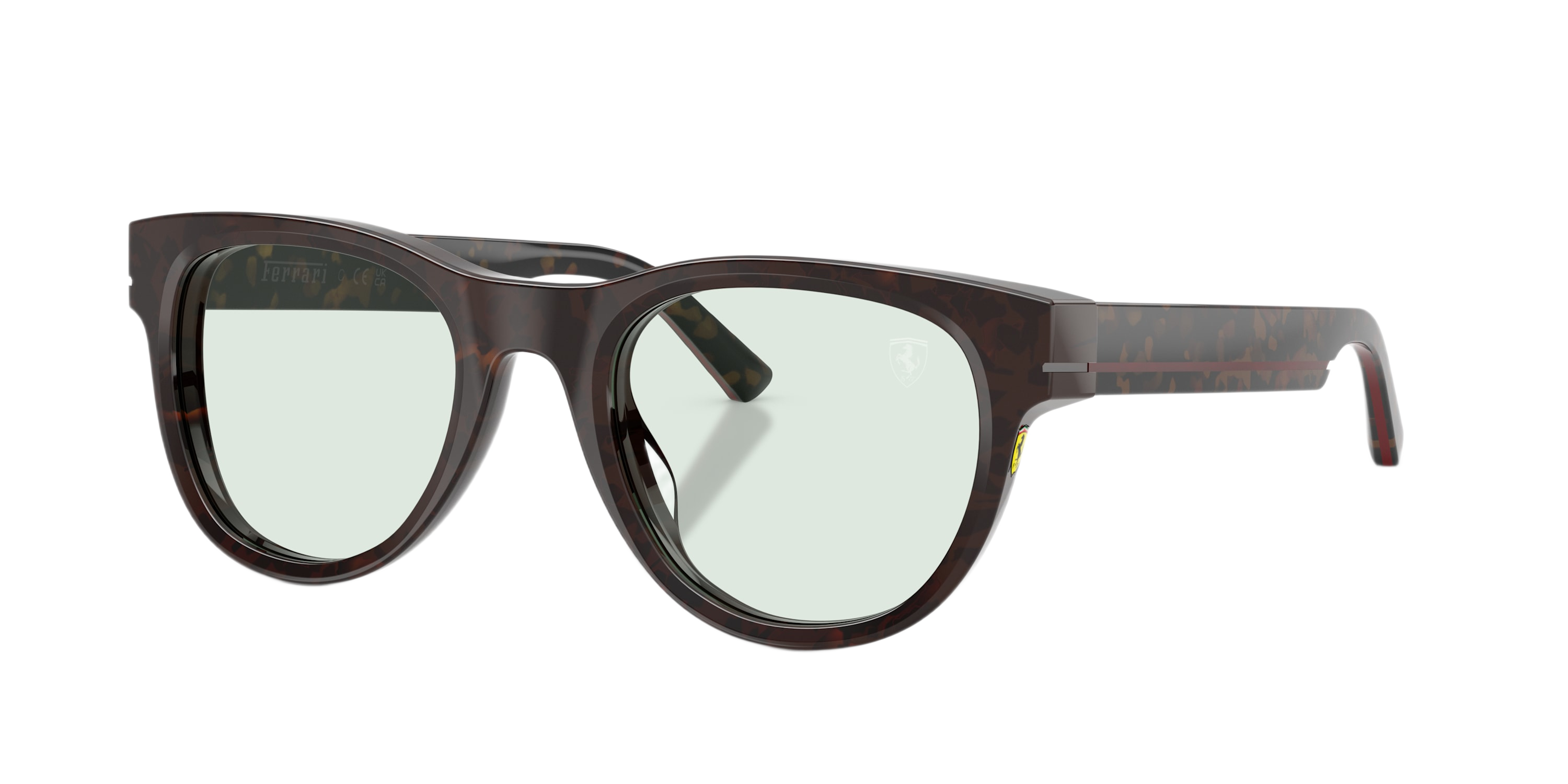 Image of Scuderia Ferrari FZ6034U Sunglasses - Havana/Light Green