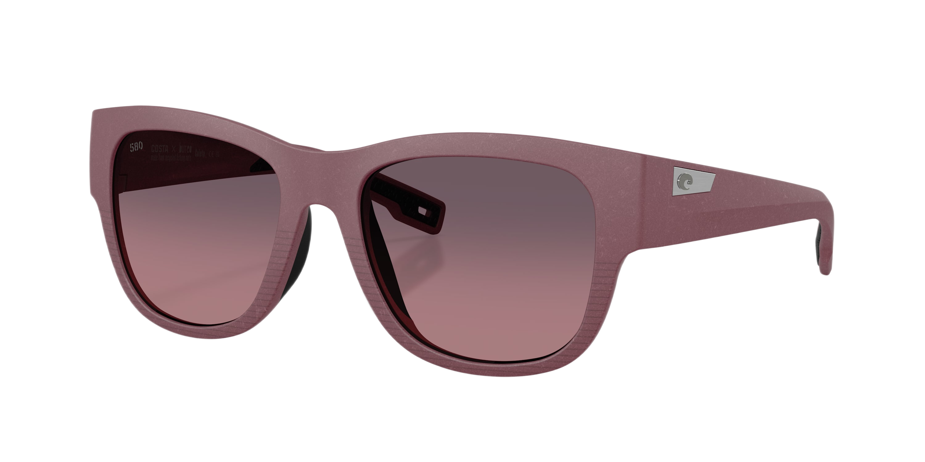 Image of Costa Del Mar Caleta 6S9084 Polarized Gradient Sunglasses - Netplus Plum/Rose Gradient - X-Large
