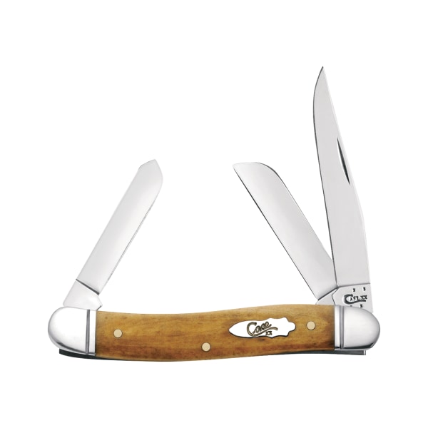 Case Medium Stockman Pocket Knife with Smooth Antique Bone Grip