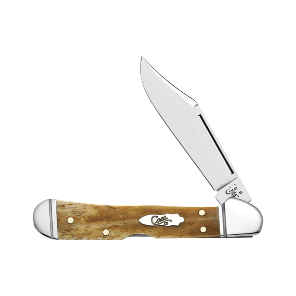 Case CopperLock Pocket Knife with Smooth Antique Bone Grip