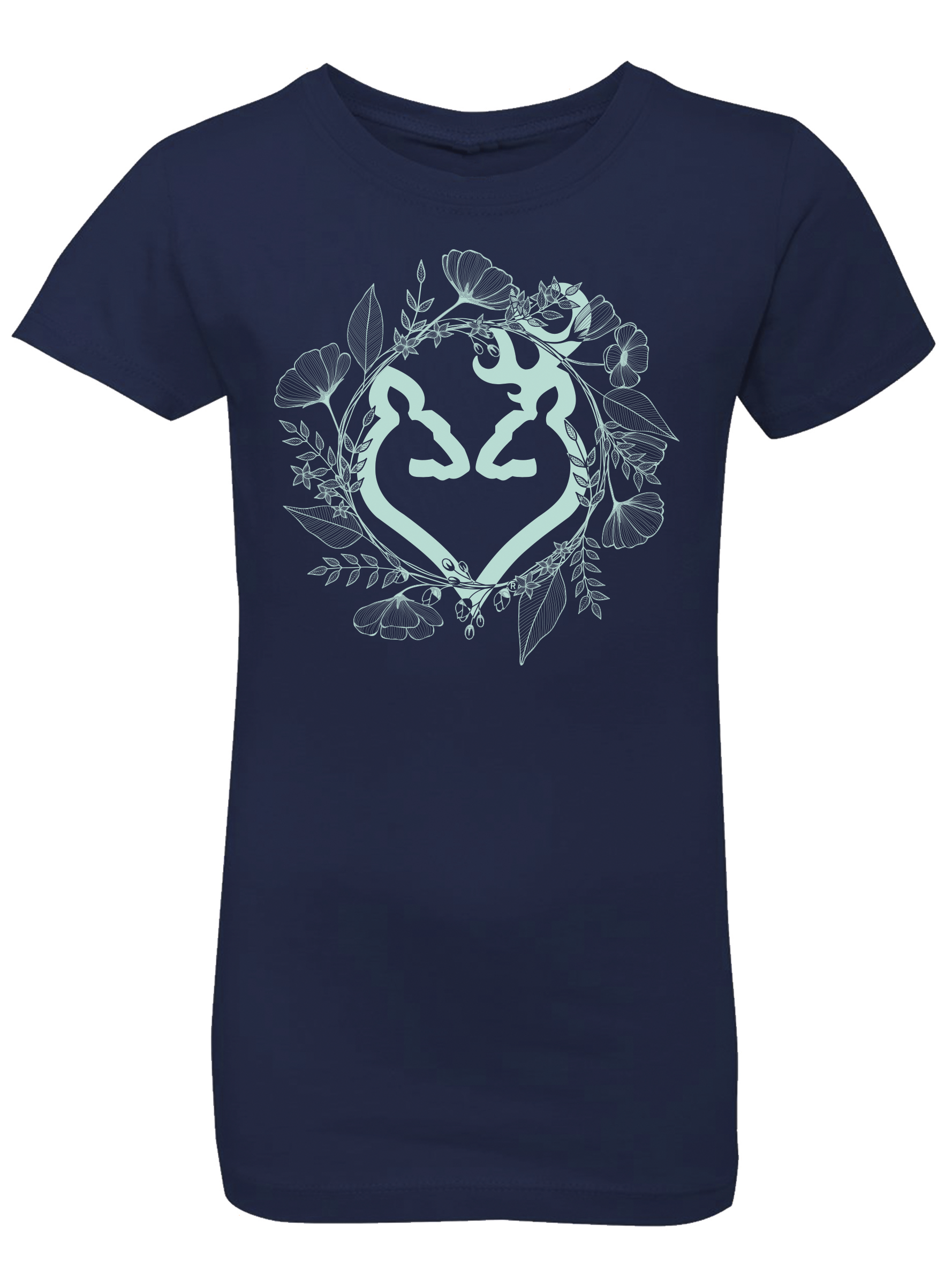 Browning Flower Halo Buckheart Short-Sleeve T-Shirt for Girls