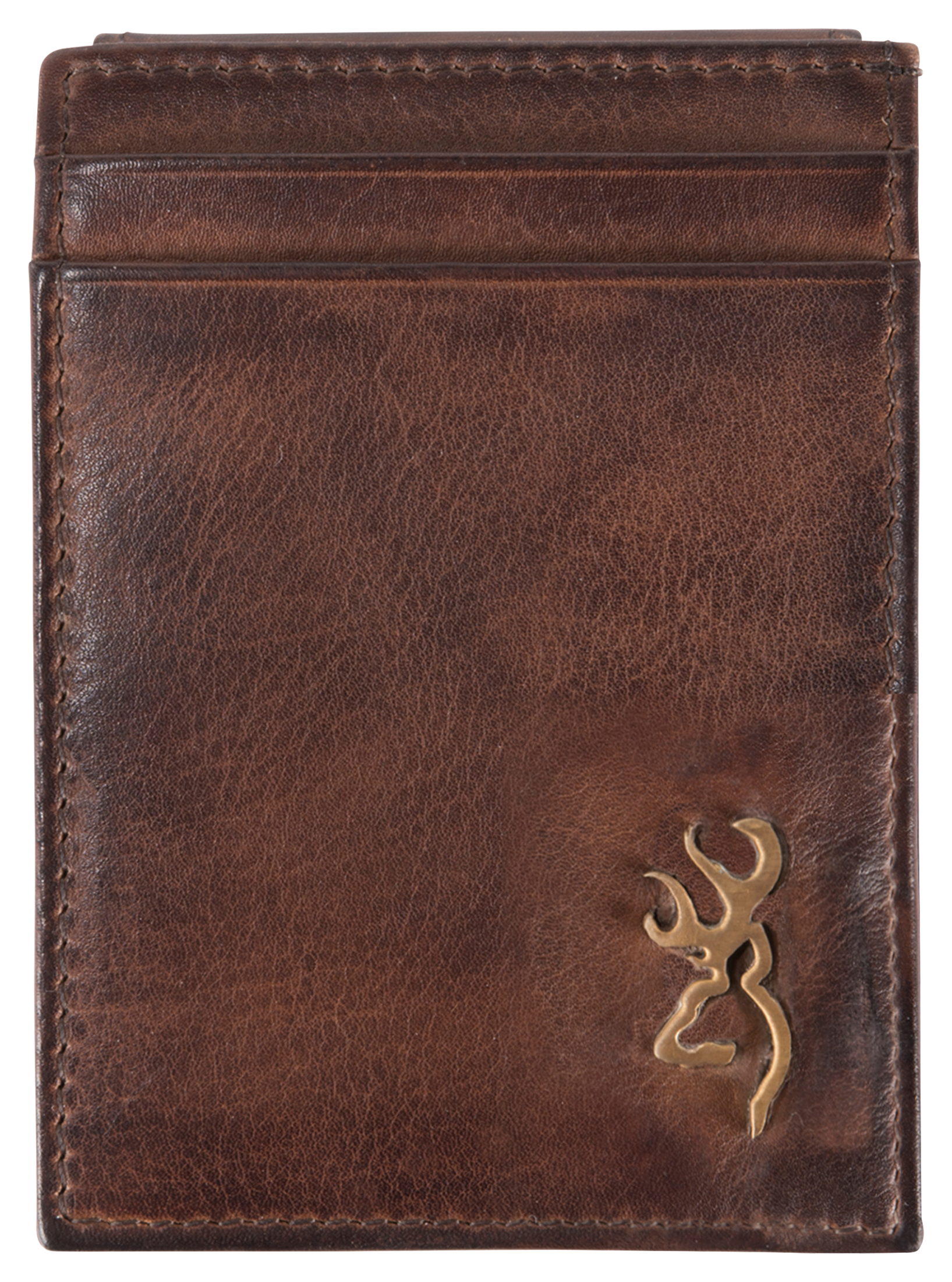 Browning Western Brass Buck Bifold Wallet