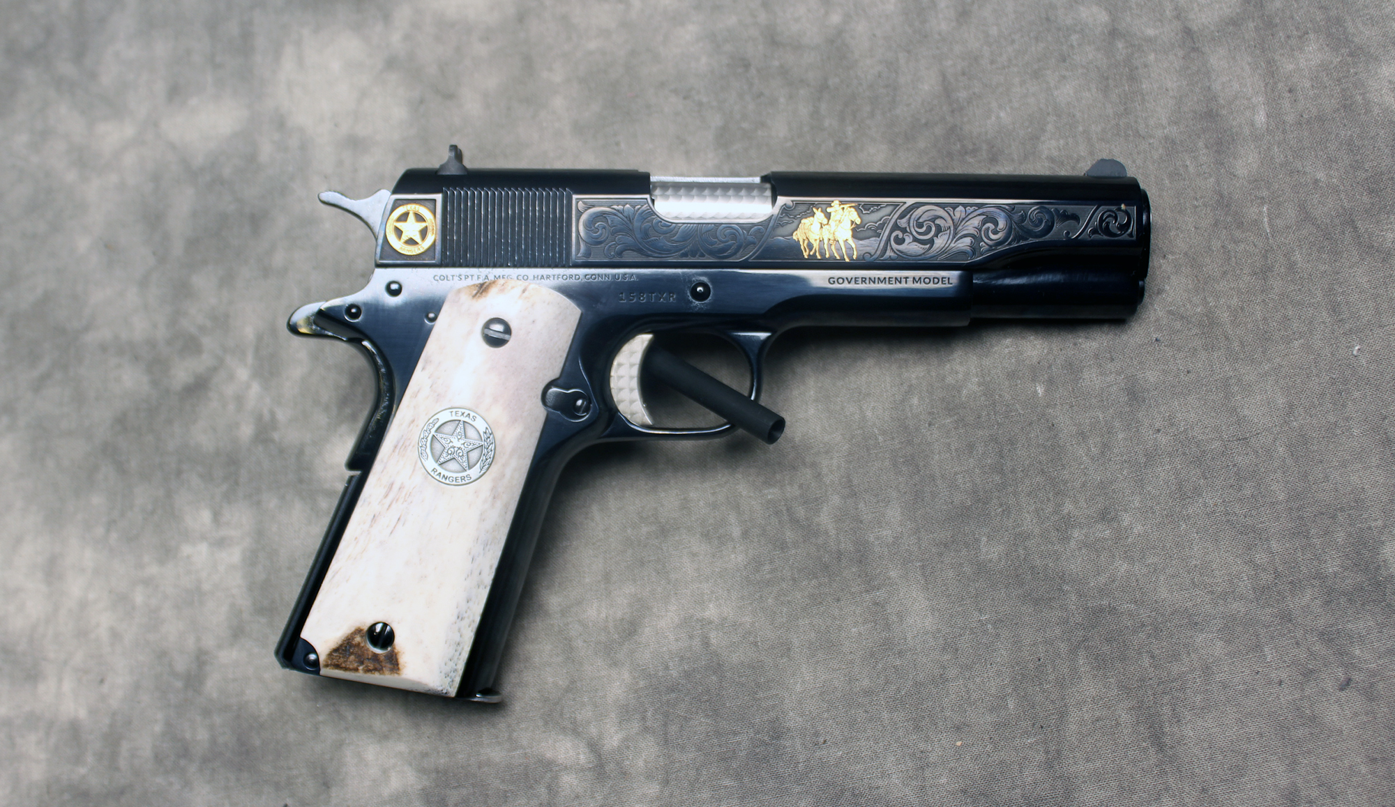 Image of Colt ~ Government Model (Texas Ranger Edition) ~ .38 Super