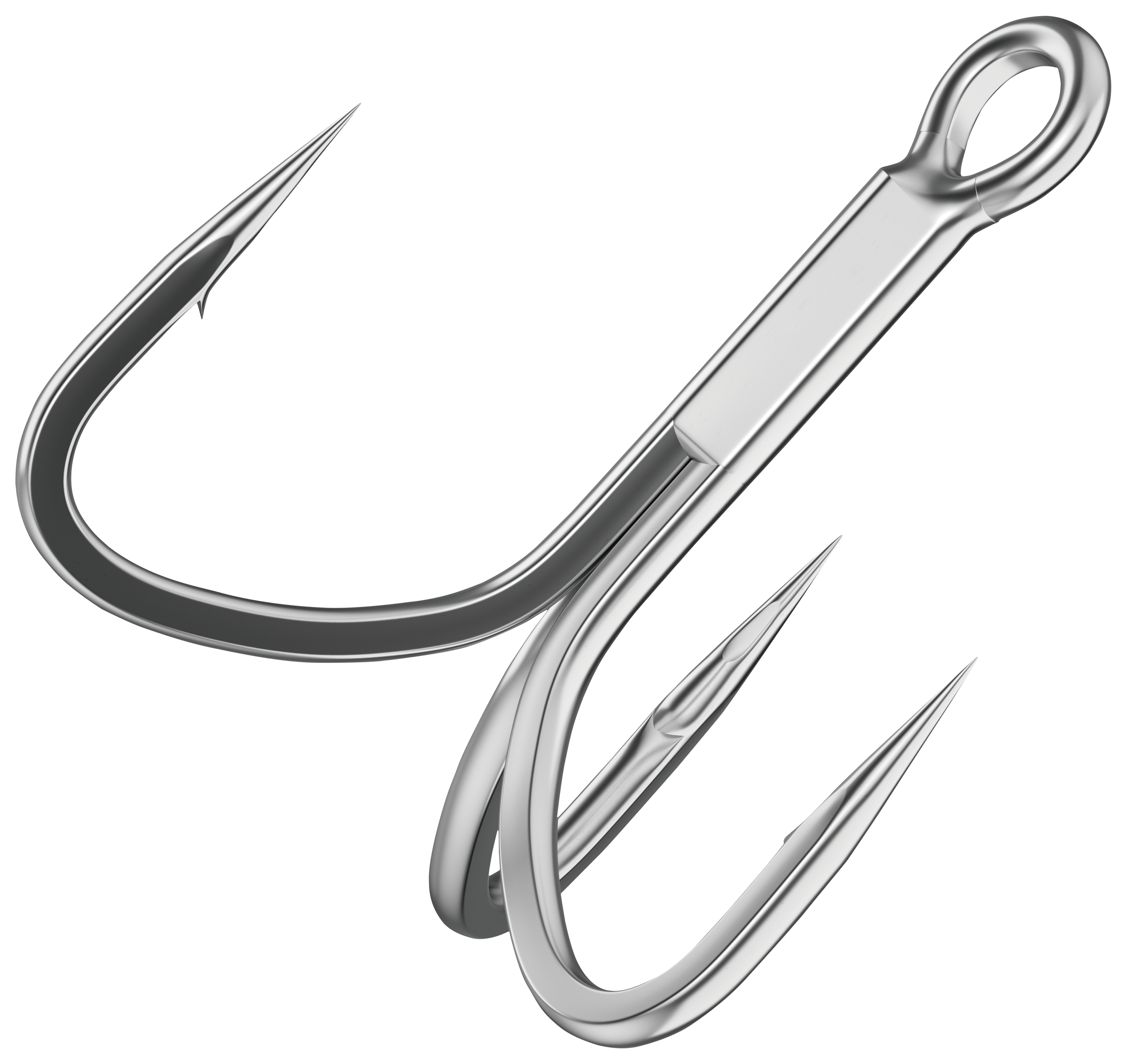 BKK Viper-41 4X Treble Hook - 5 - Bright Tin - 6/0