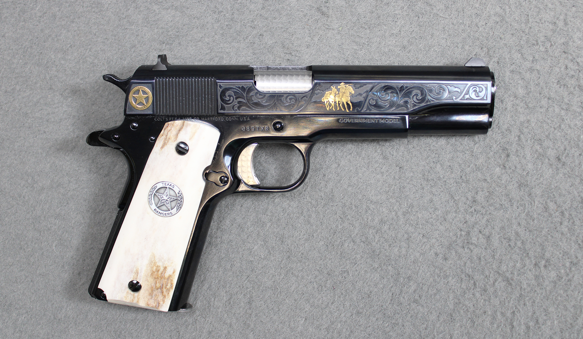 Image of Colt ~ Government Model Texas Ranger Exclusive ~ .38 Super