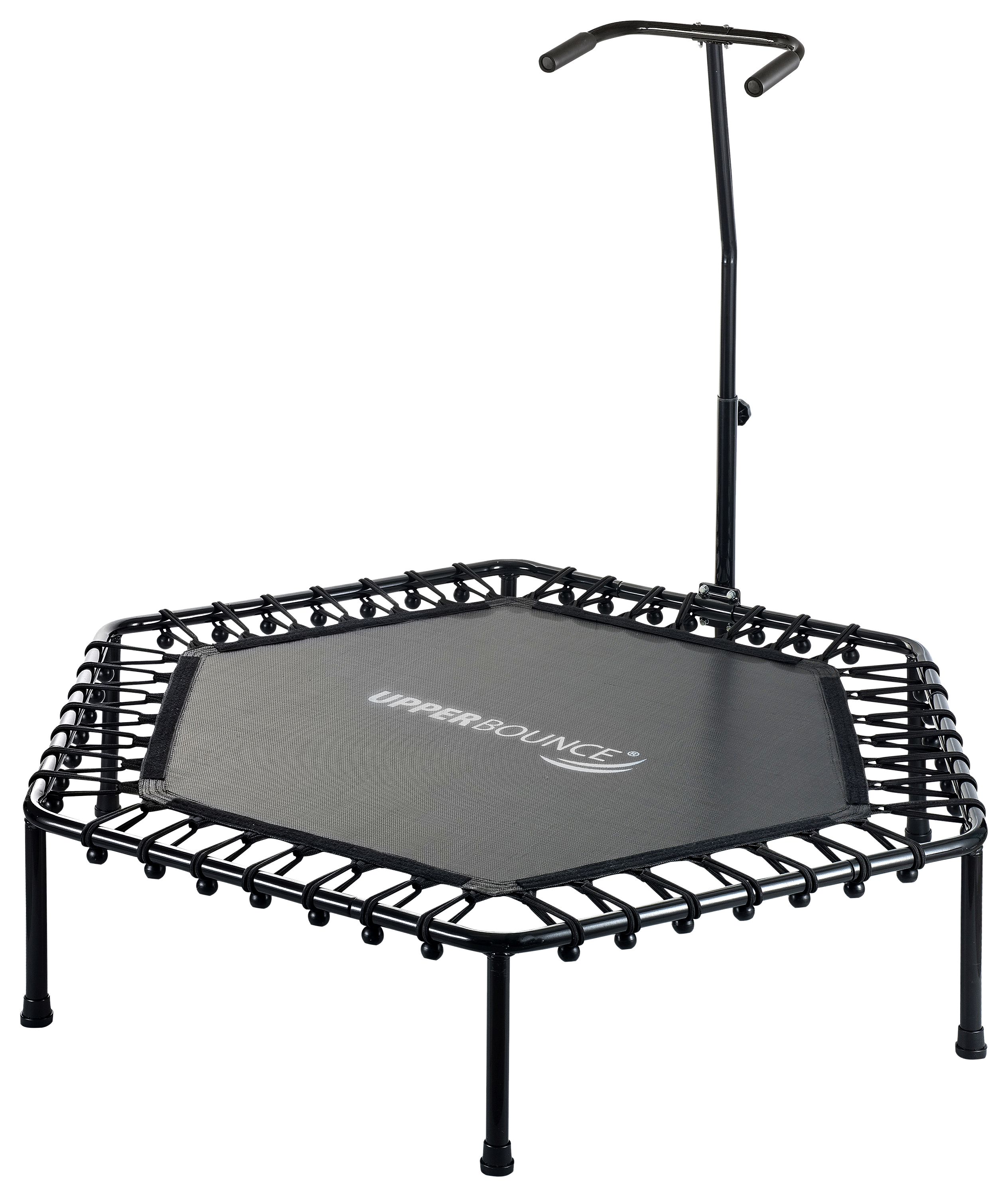 Image of "Upper Bounce Hexagonal Fitness Mini-Trampoline with Bungee Cord Suspension - 50"""