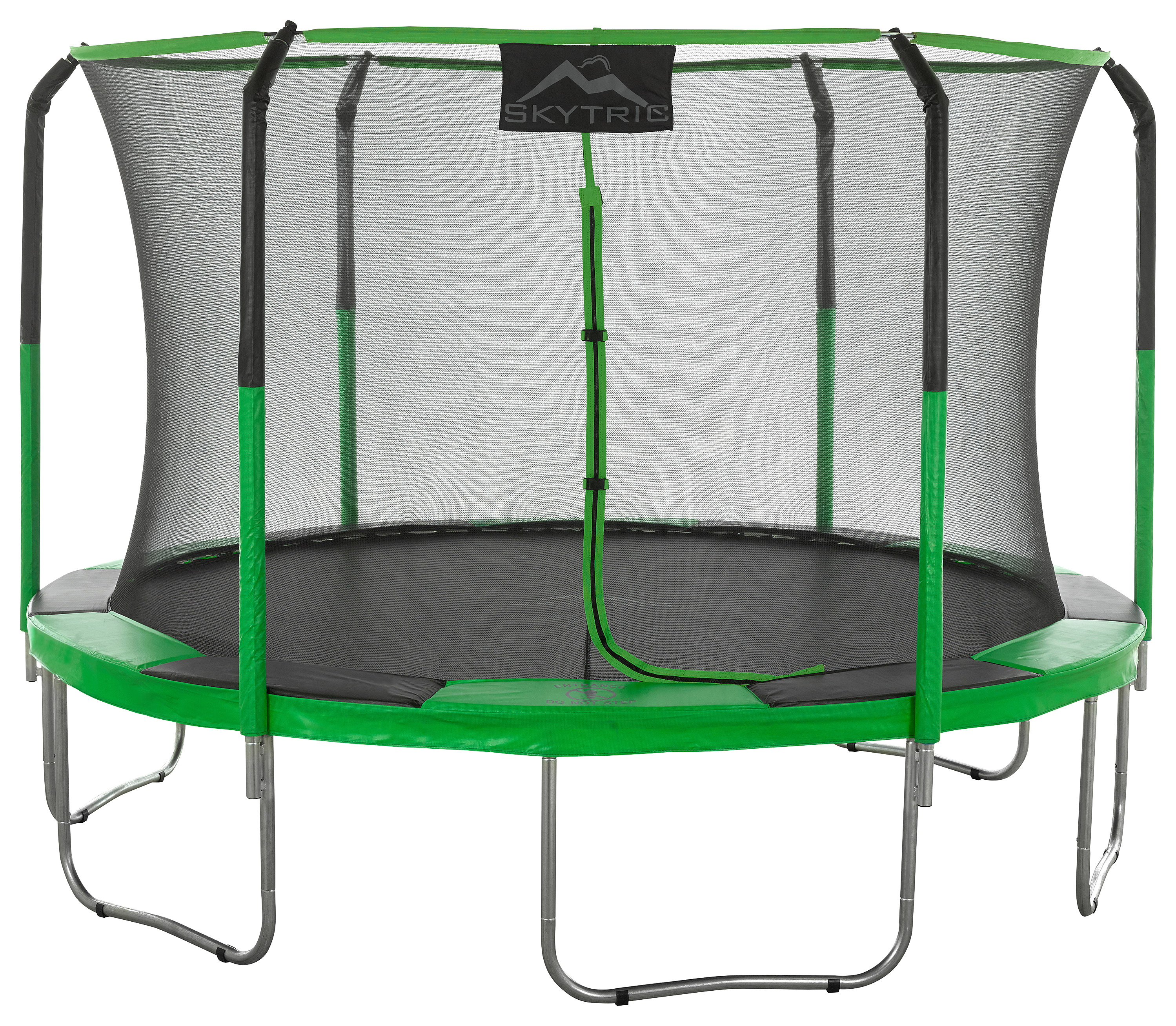 Image of Upper Bounce Round Trampoline Set with Safety Enclosure System - 9'