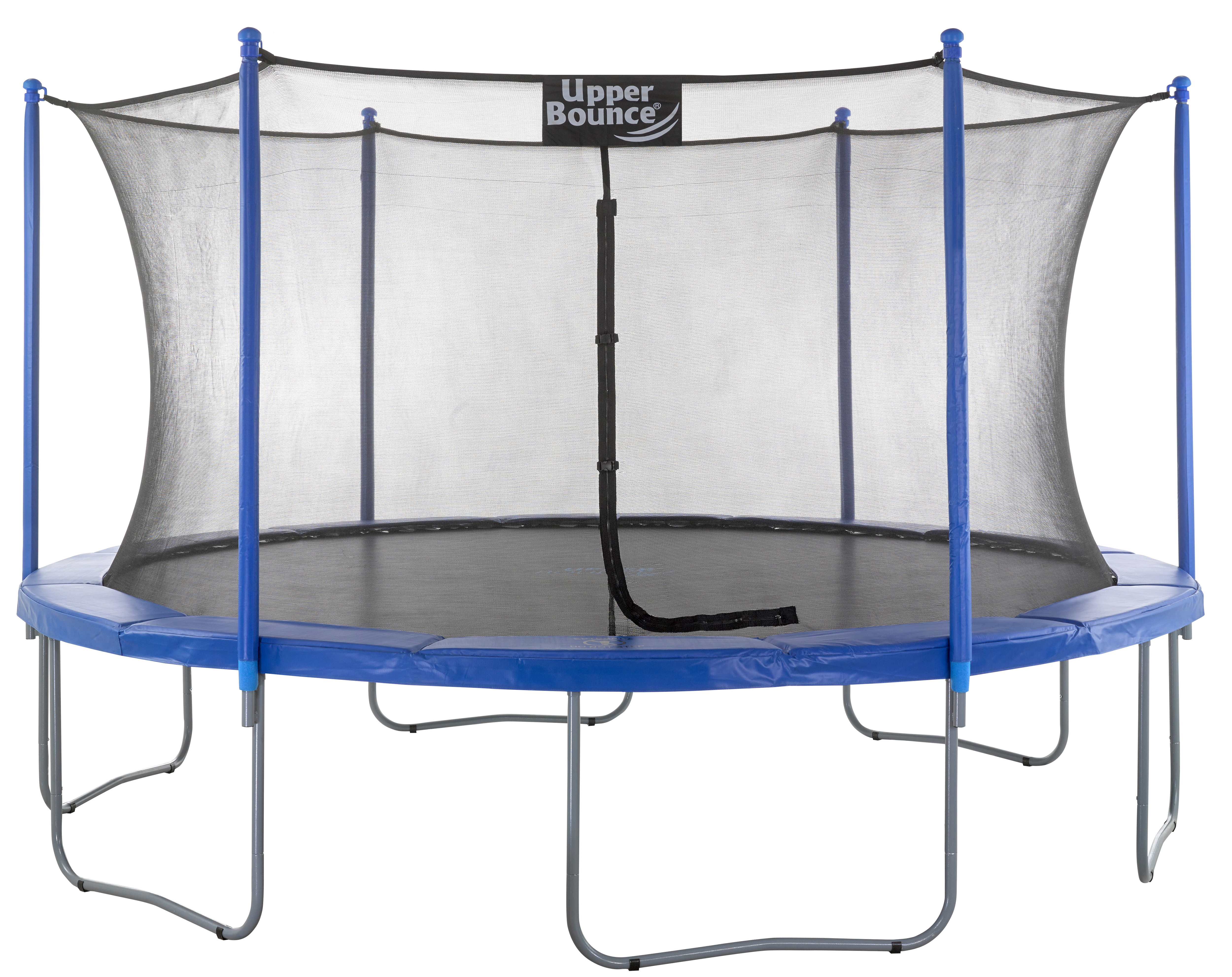 Image of Upper Bounce Round Trampoline Set with Safety Enclosure System - 16'