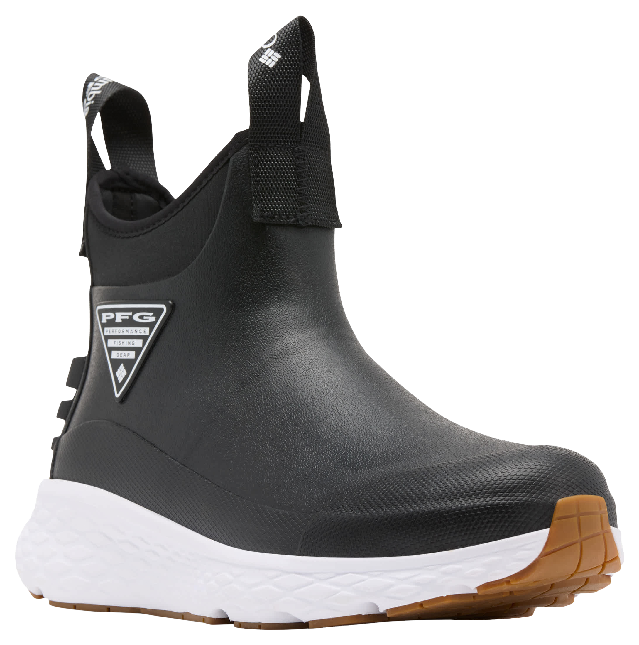 Columbia PFG Dry Tortugas Deck Boots for Women - Black/White