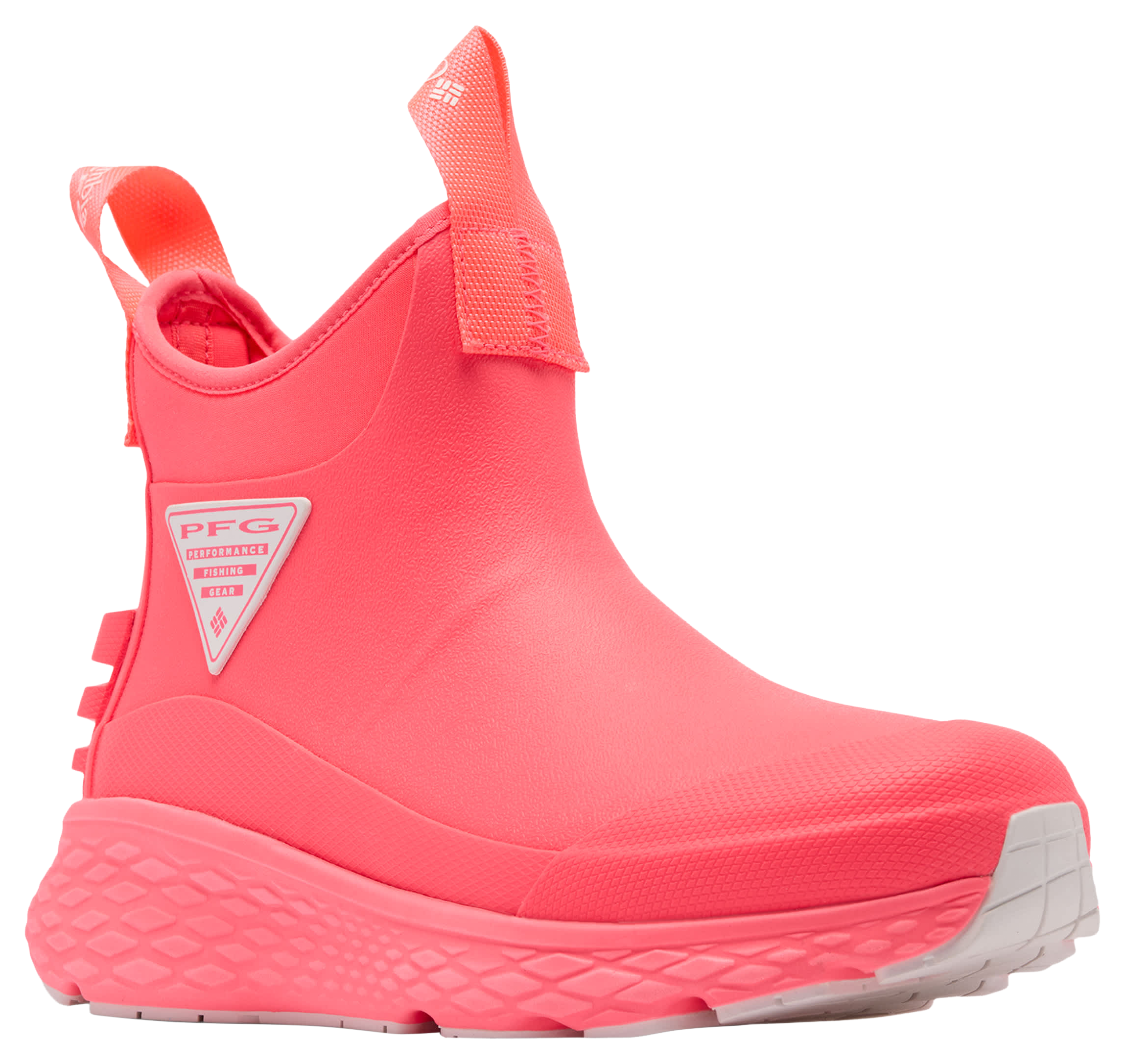 Image of Columbia PFG Dry Tortugas Deck Boots for Women - Neon Sunrise