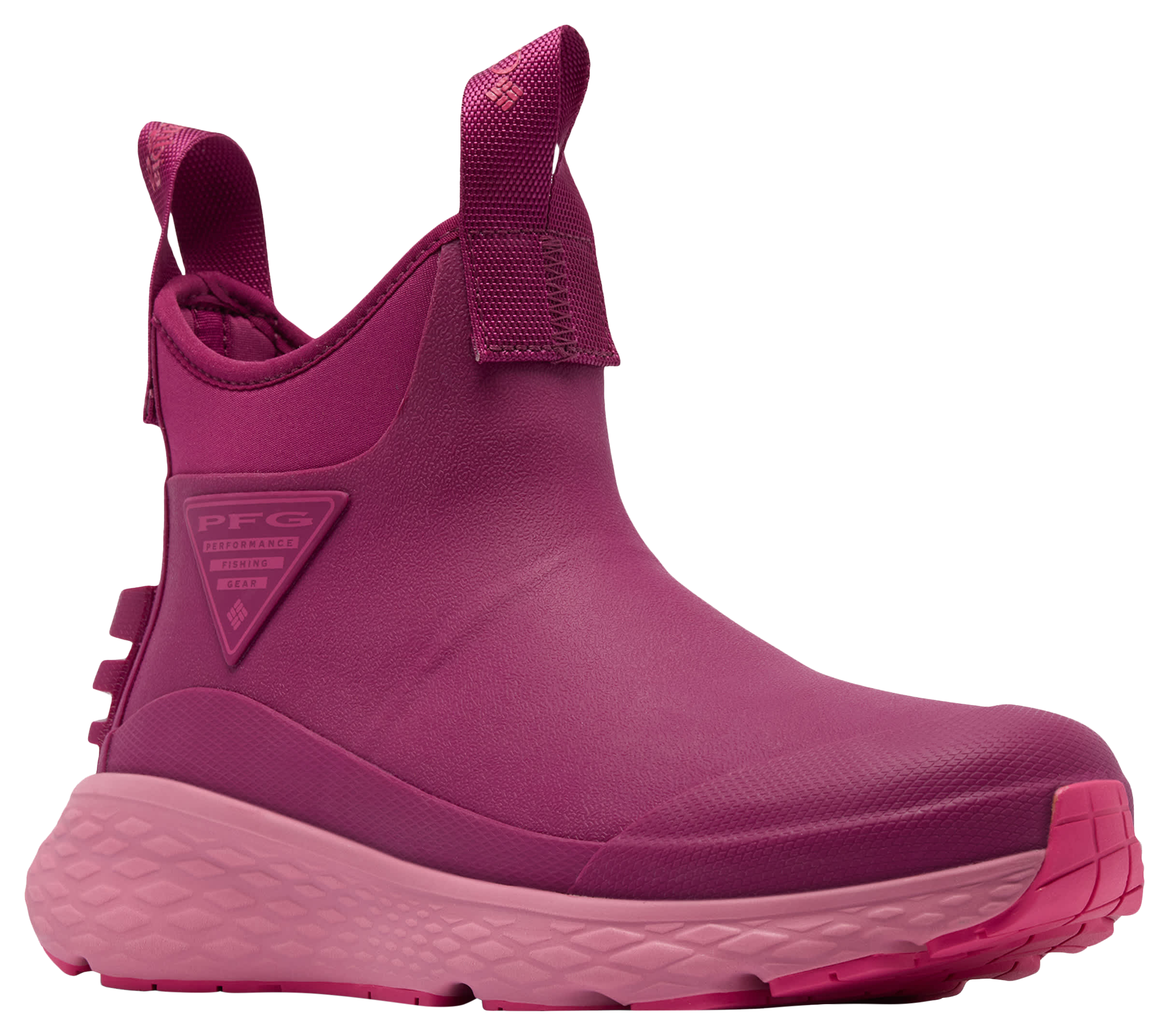 Columbia PFG Dry Tortugas Deck Boots for Women - Red Onion/Cactus Pink