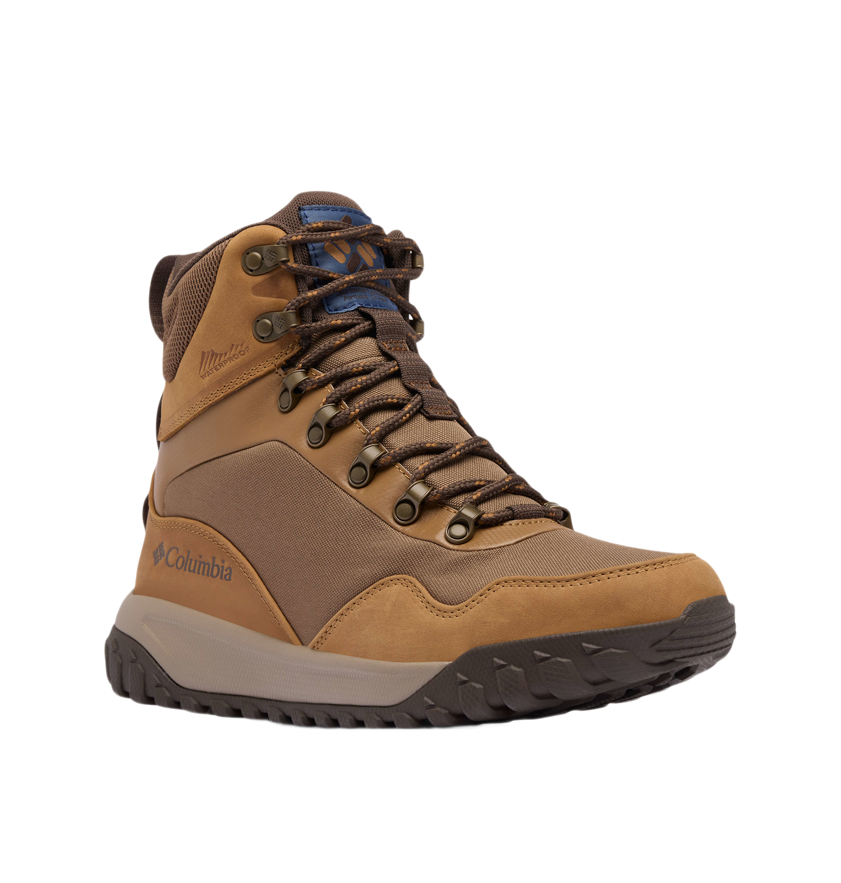 Columbia Columbia Burnsider Insulated Waterproof Winter Boots for Men - Dark Brown/Dark Mountain - $130.00 at Bass Pro Shops