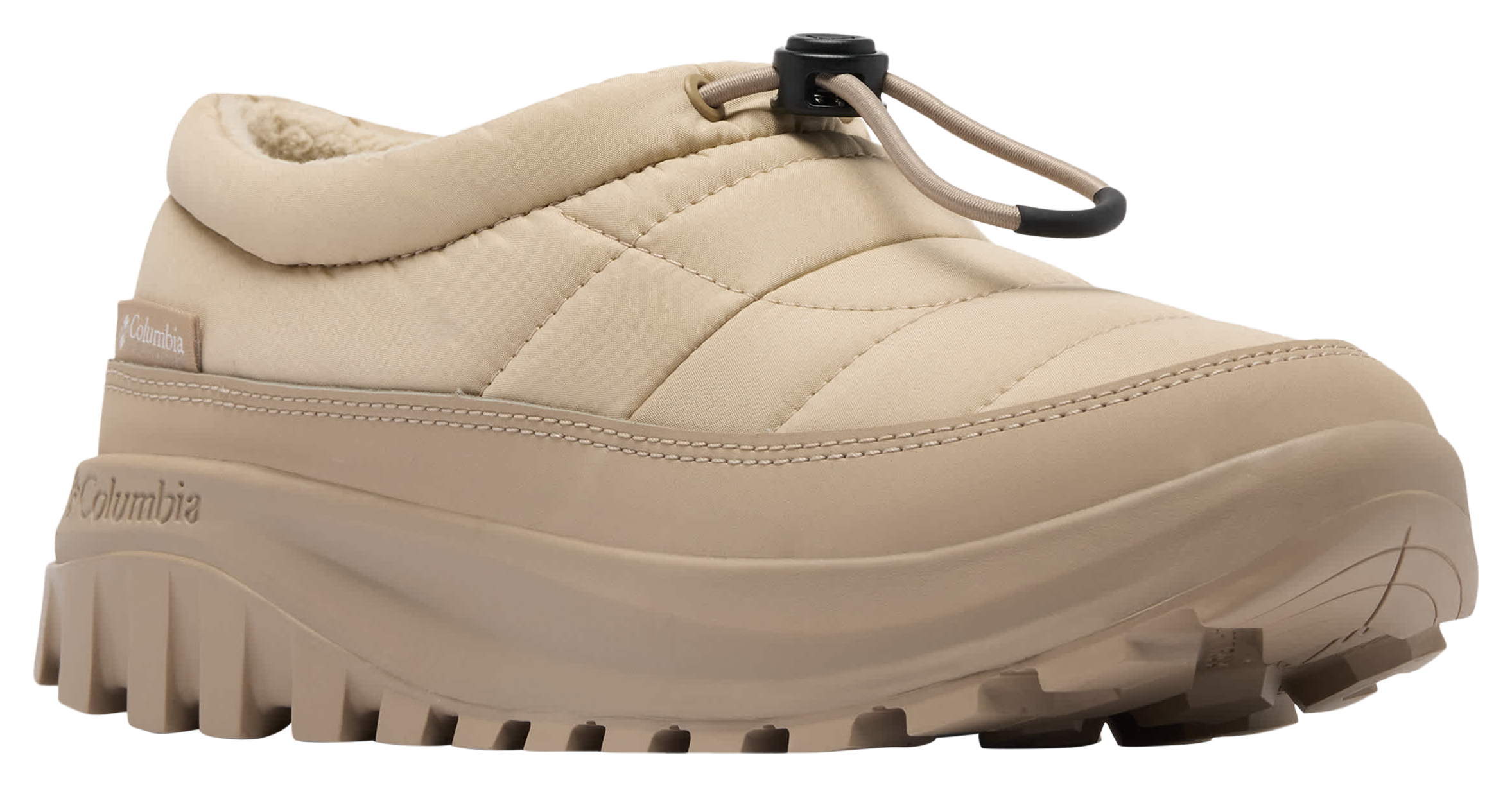 Image of Columbia Snowtrot Unwind Insulated Winter Boots for Women - Ancient Fossil/Oxford Tan