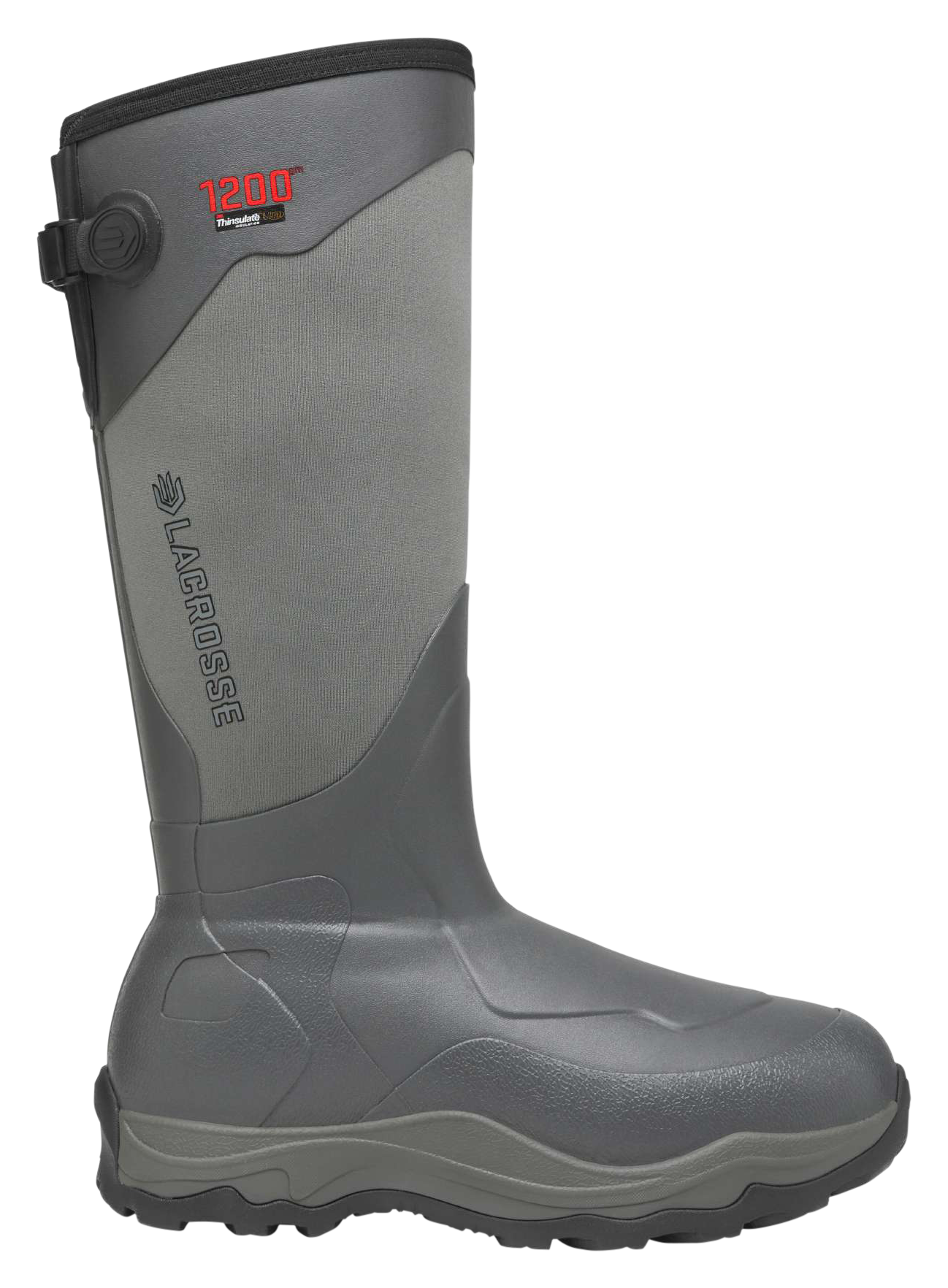 Image of LaCrosse Alpha Agility 1200 Insulated Hunting Boots for Men - Gray Sky