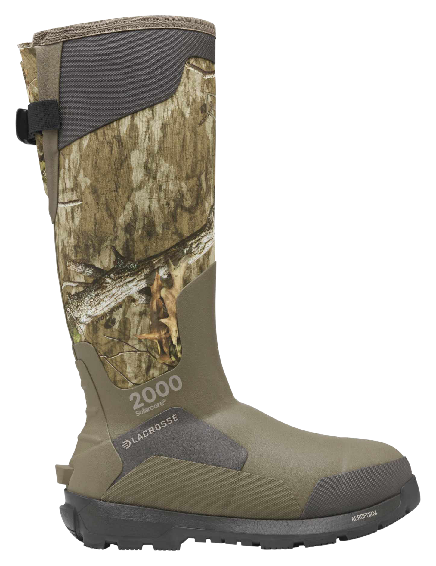 Image of LaCrosse AlphaBurly Aero 2000 Insulated Hunting Boots for Men - Mossy Oak Country Roots