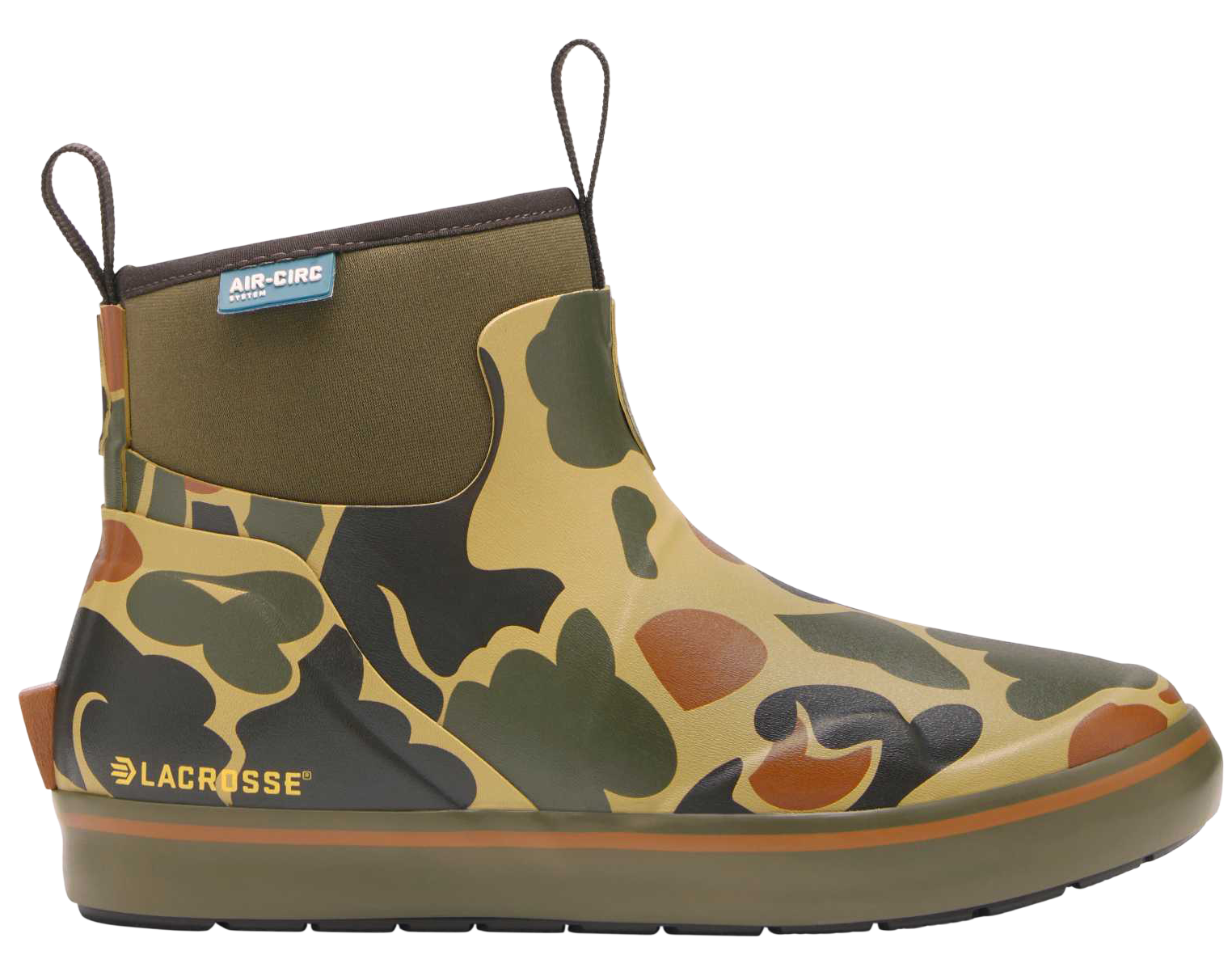 Image of LaCrosse Alpha 6'' Deck Boots for Women - Hardwoods Duck Camo