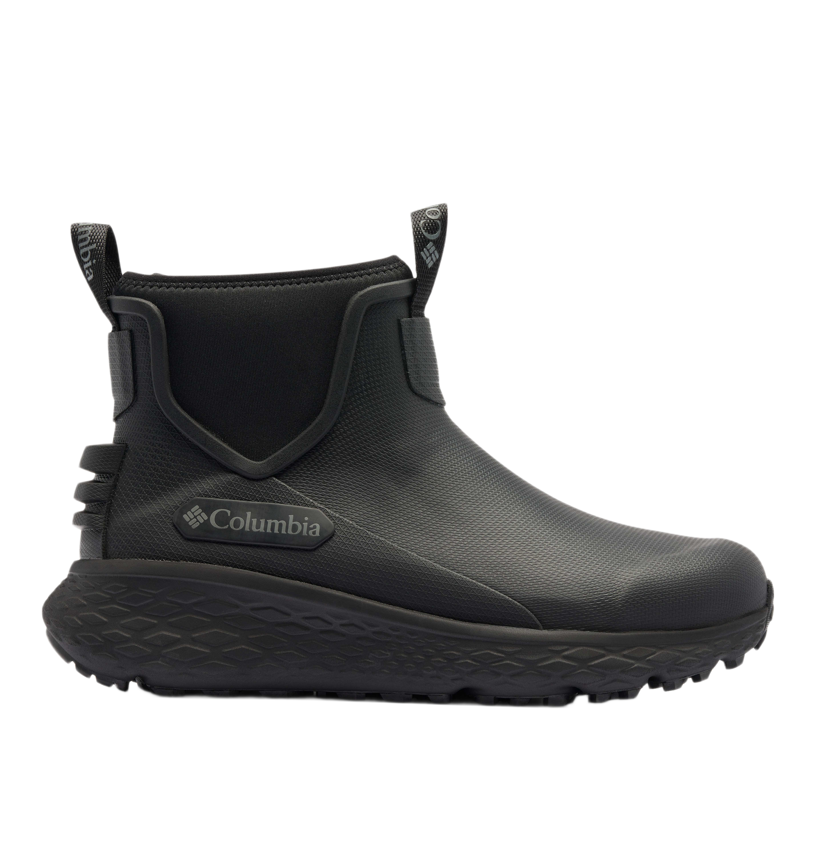 Image of Columbia Konos Rainshadow Ankle Boots for Women - Black/Black