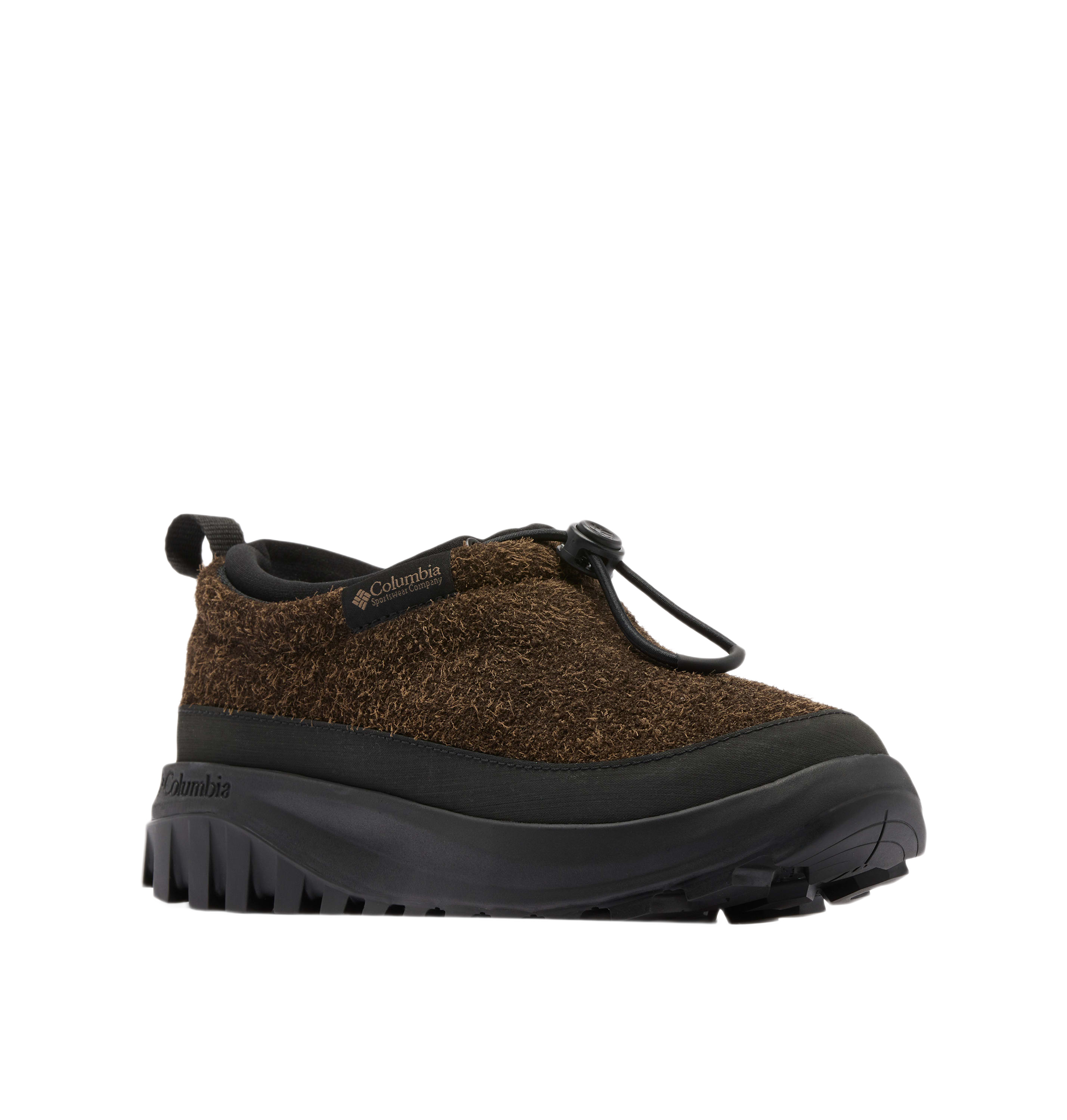 Image of Columbia Snowtrot Rogue Winter Shoes for Women - Cordovan/Black