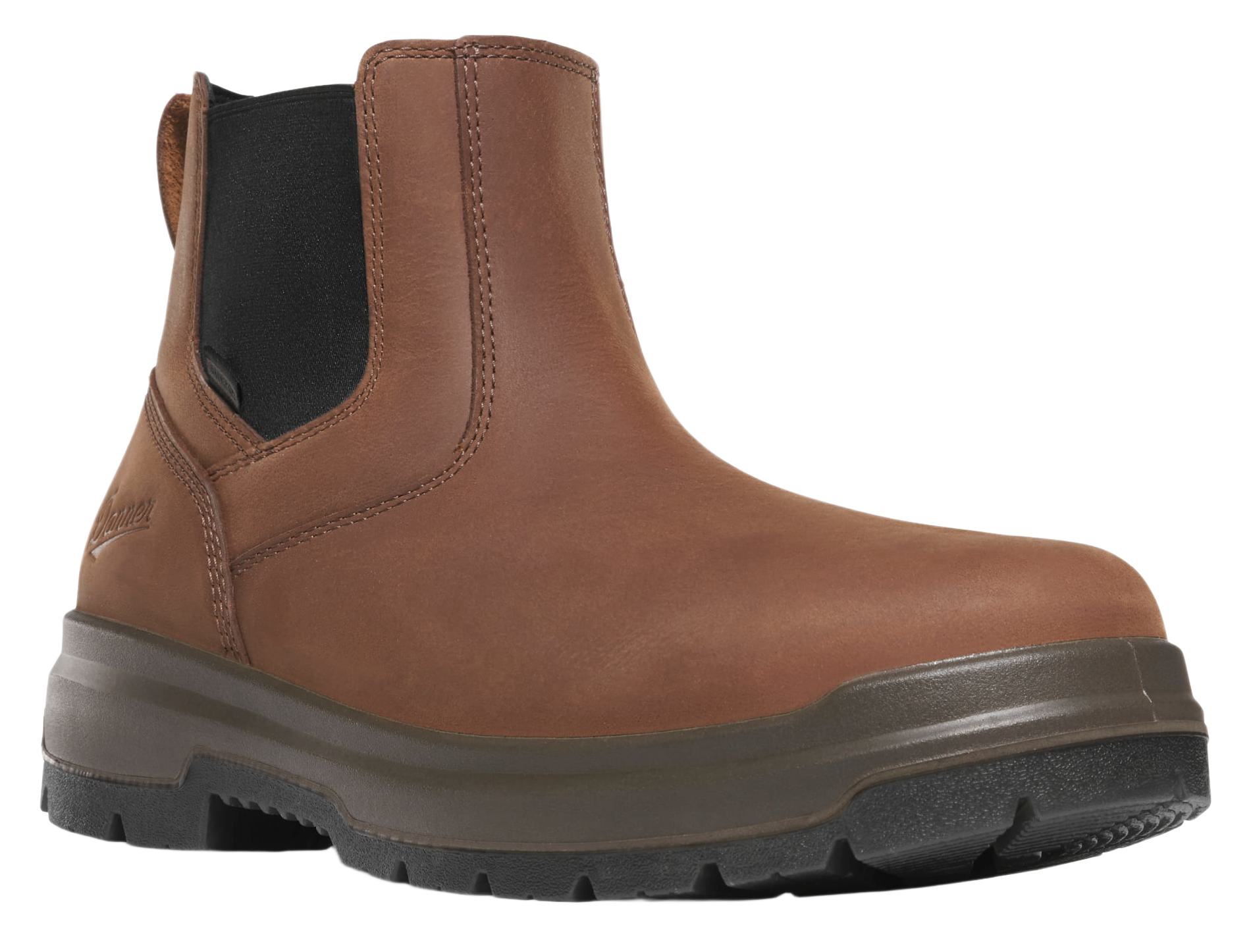 Image of "Danner Ground Control 6"" Chelsea Steel-Toe Boots for Men - Brown"