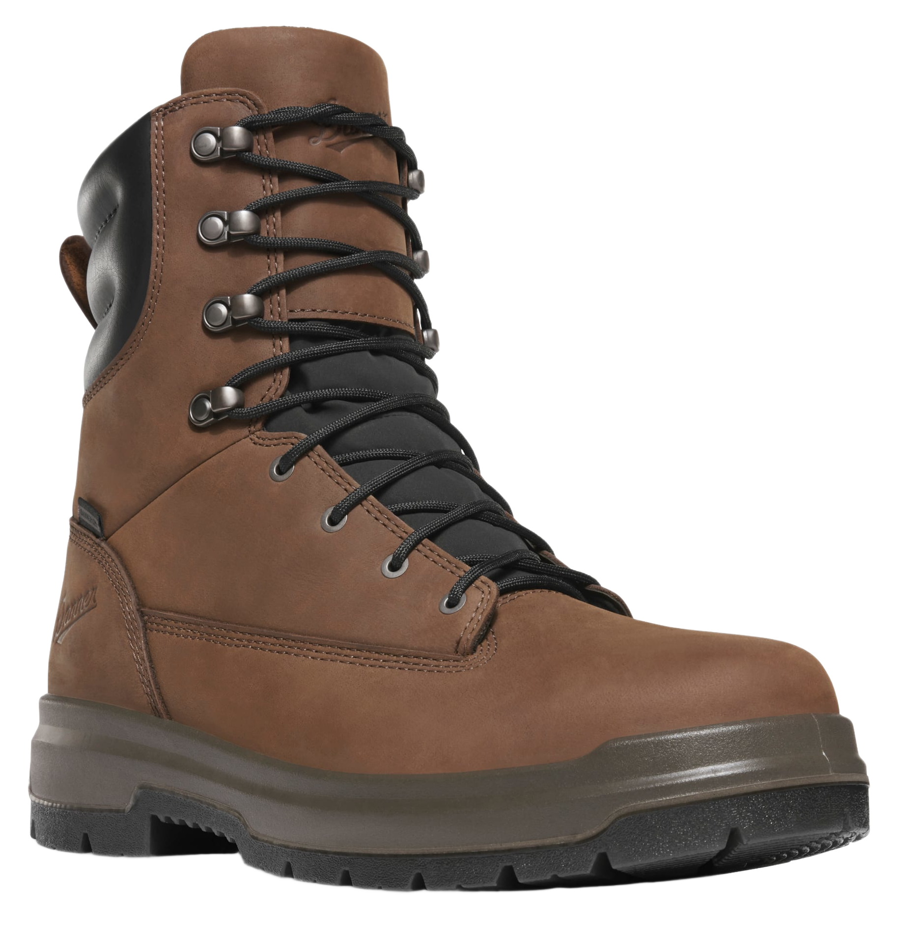 Image of "Danner Ground Control 8"" Steel-Toe Boots for Men - Brown"