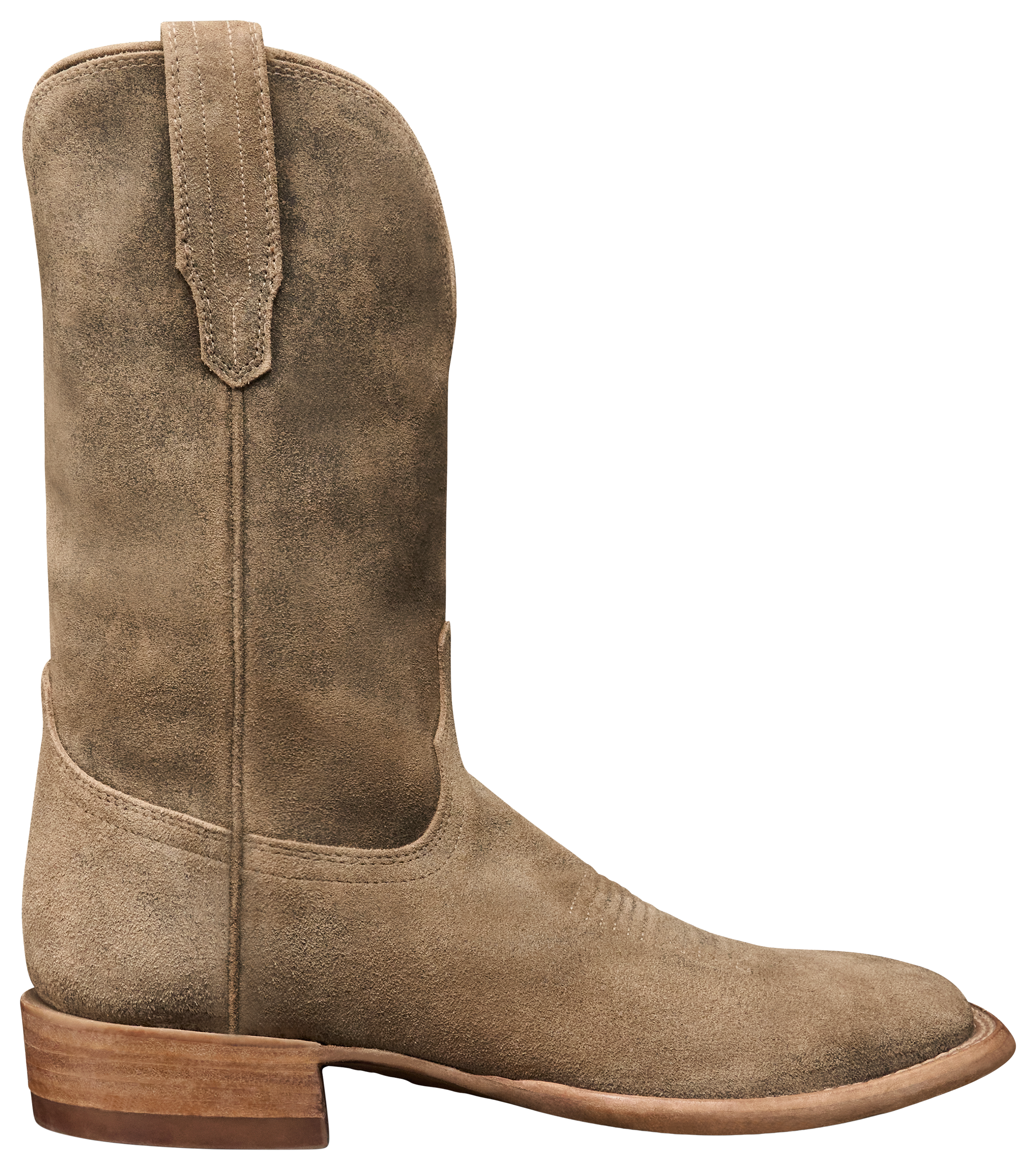 Image of Tecovas The Doc Square-Toe Suede Western Boots for Men