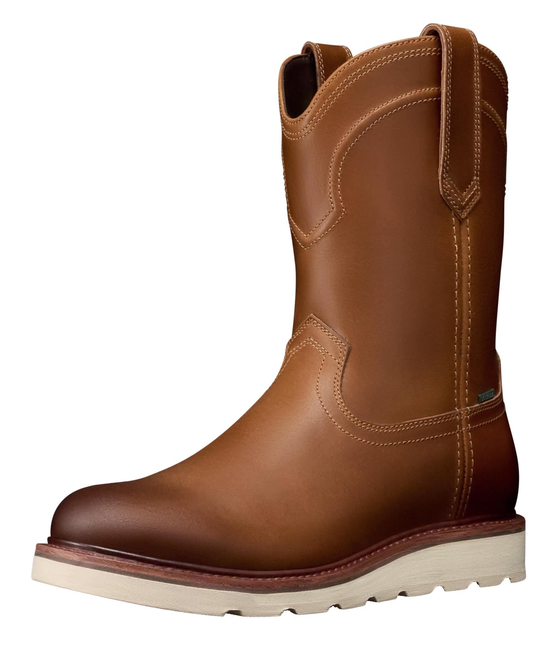 Image of Tecovas The Knox Wedge Western Work Boots for Men - Wheat