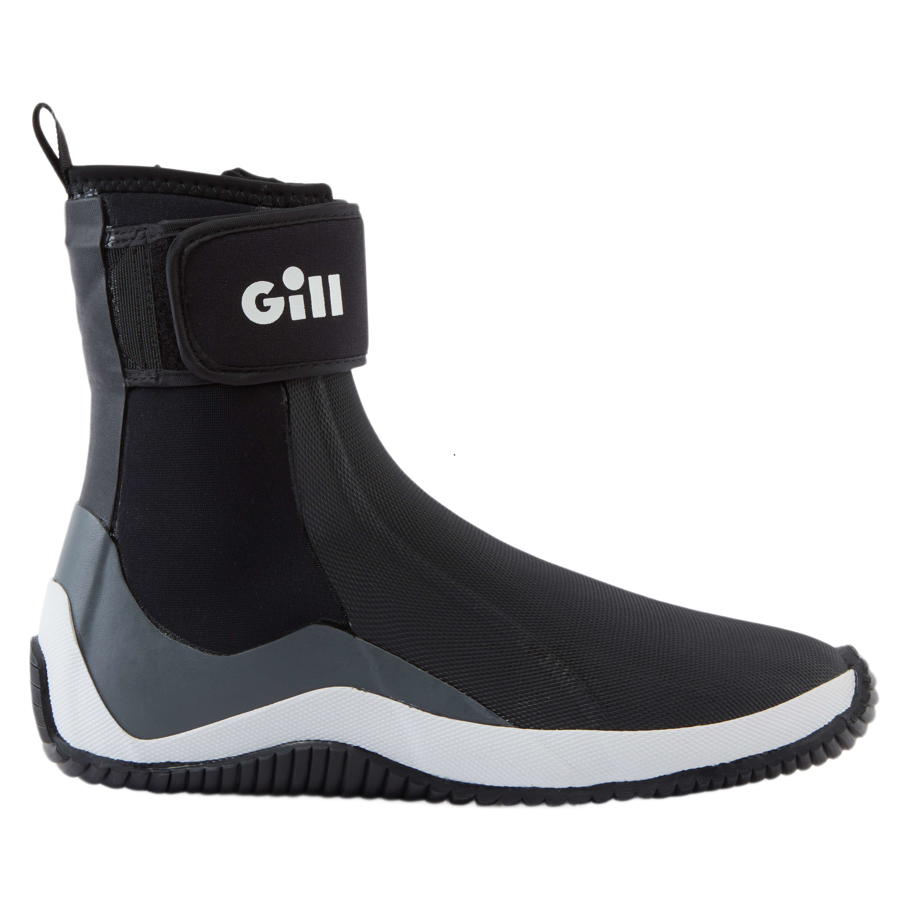 Image of Gill Aero Neoprene Sailing Boots for Men - Black