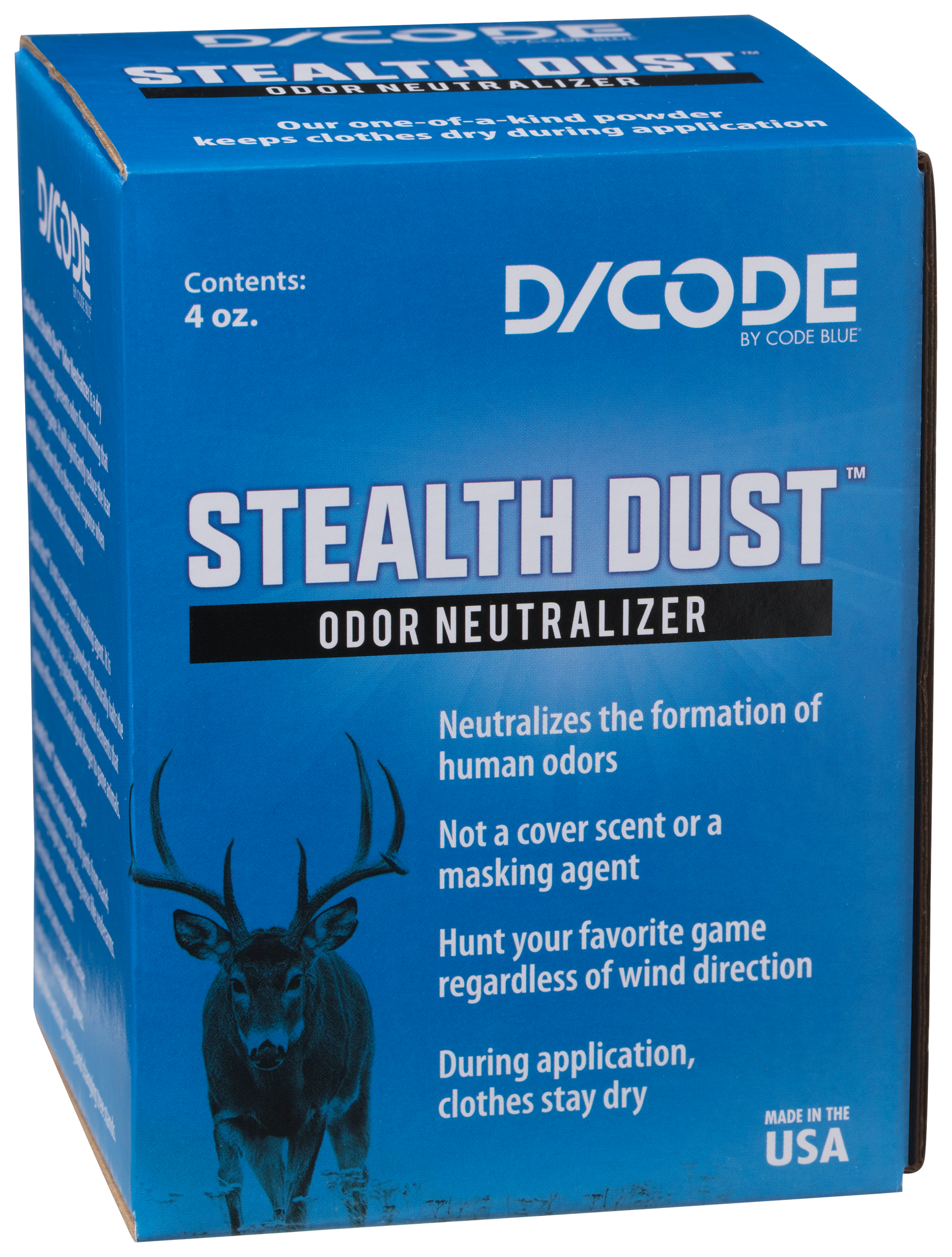 Code Blue D/Code Stealth Dust Odor Neutralizer - Code Blue