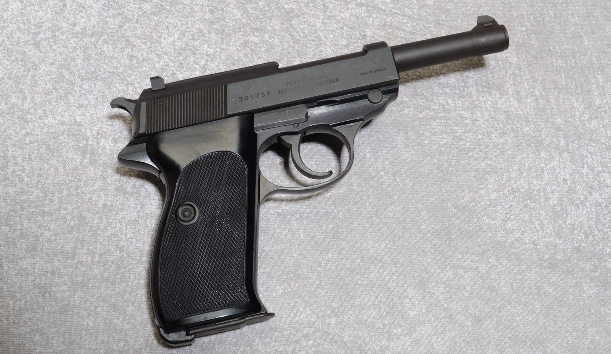 Walther P38 Pistol, 9mm luger, 5" Barrel