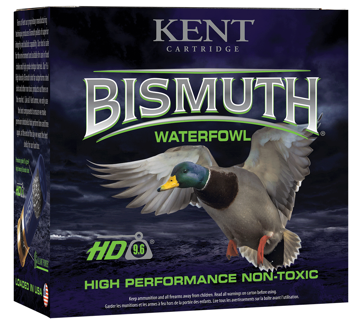 Kent Bismuth Waterfowl and Upland 12-Ga. 2-3/4″ 1-1/4 oz. Shotgun Shells - #4 - 200 Rounds - Kent Cartridge