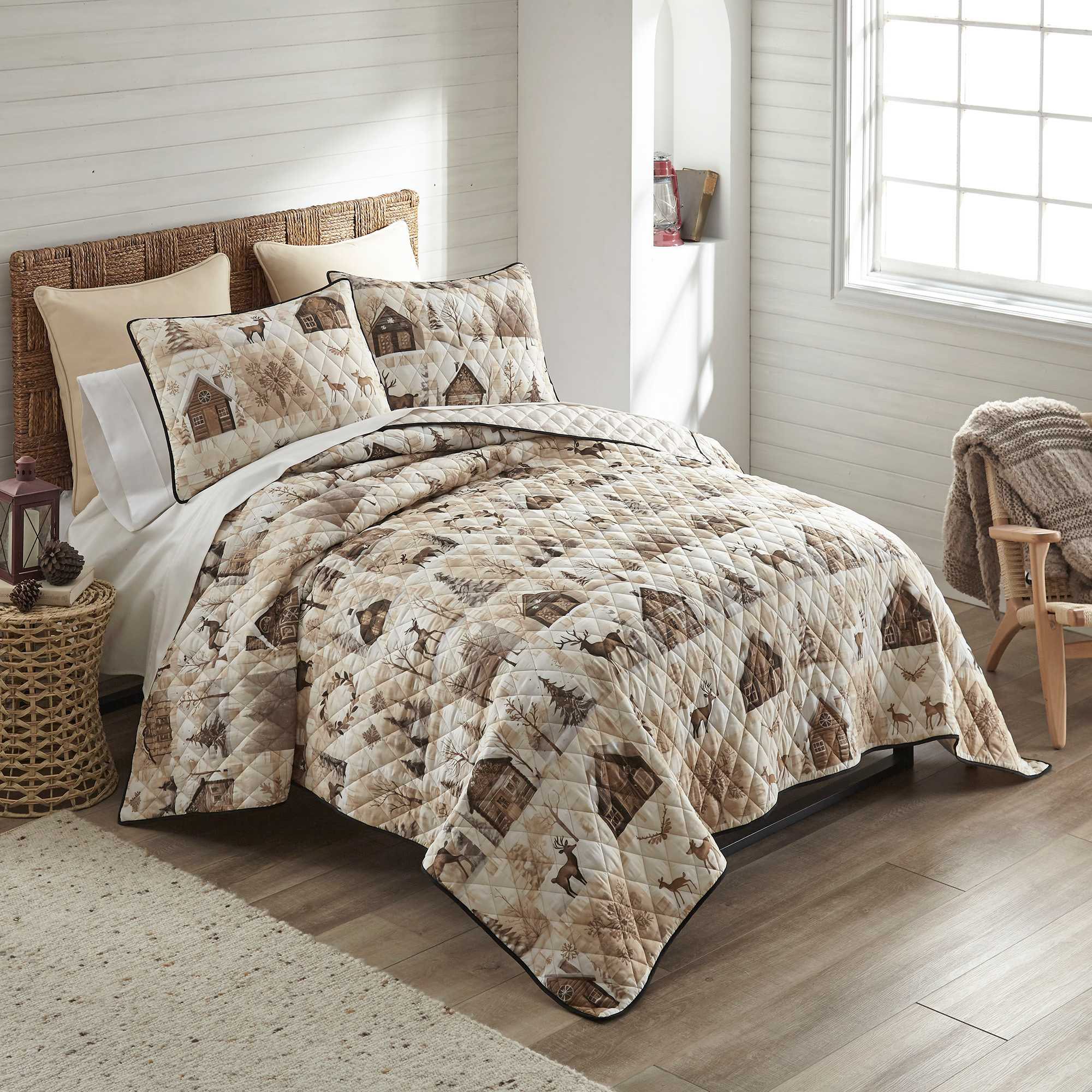 Image of Donna Sharp Your Lifestyle Antique Winter Quilted Bedding Set