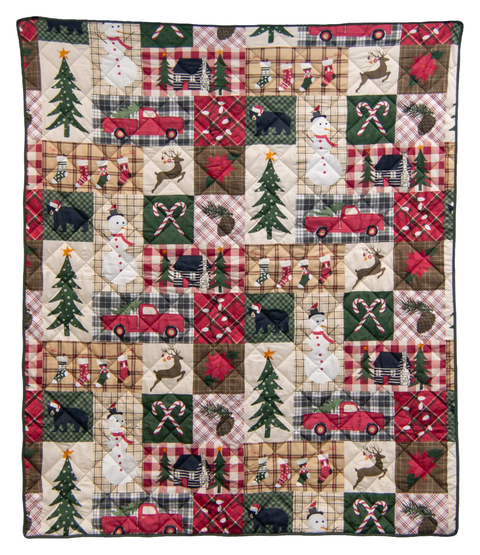 Image of Donna Sharp Your Lifestyle Holiday Dream Quilted Throw