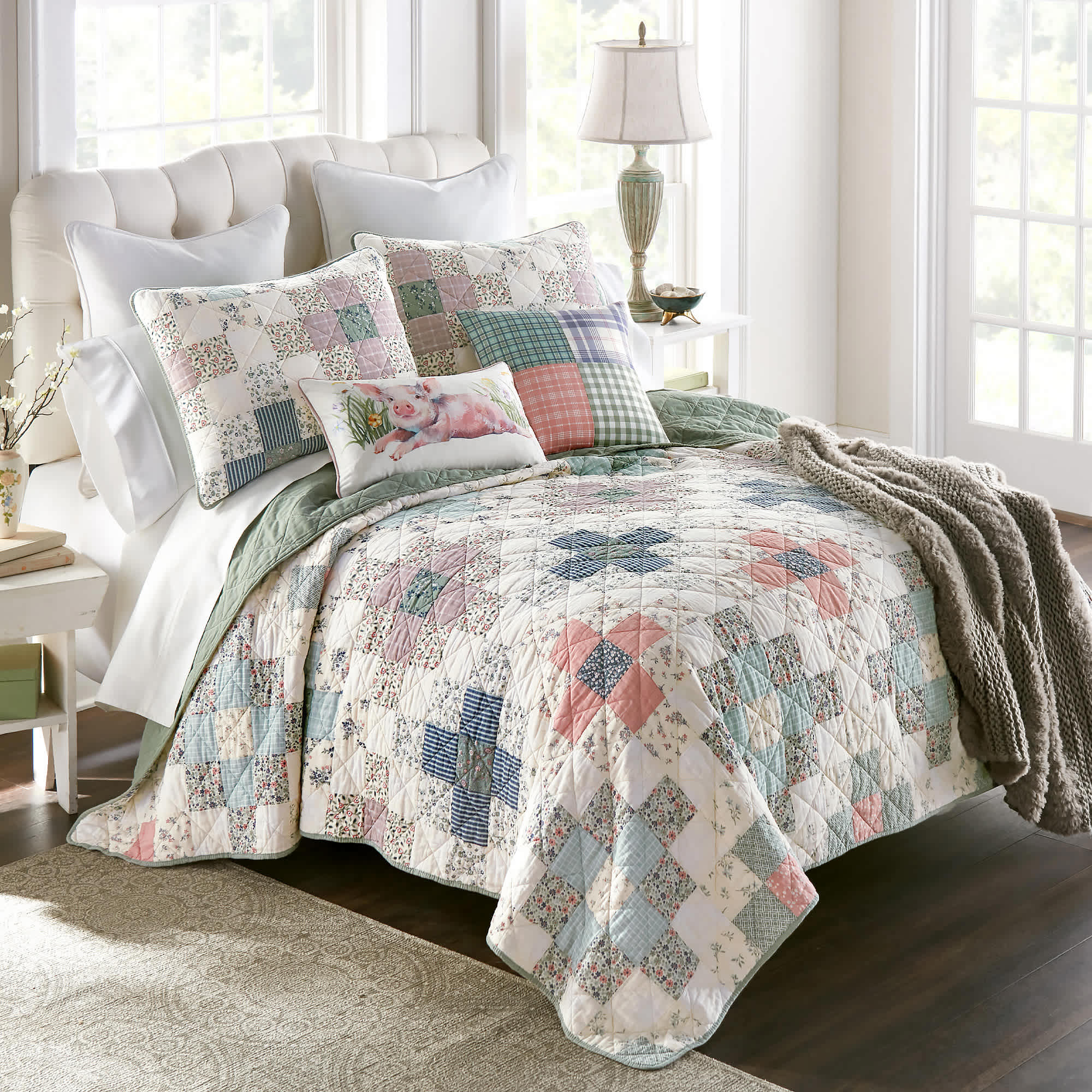Donna Sharp Donna Sharp April Patch King Quilt Set - $239.99 at Bass Pro Shops
